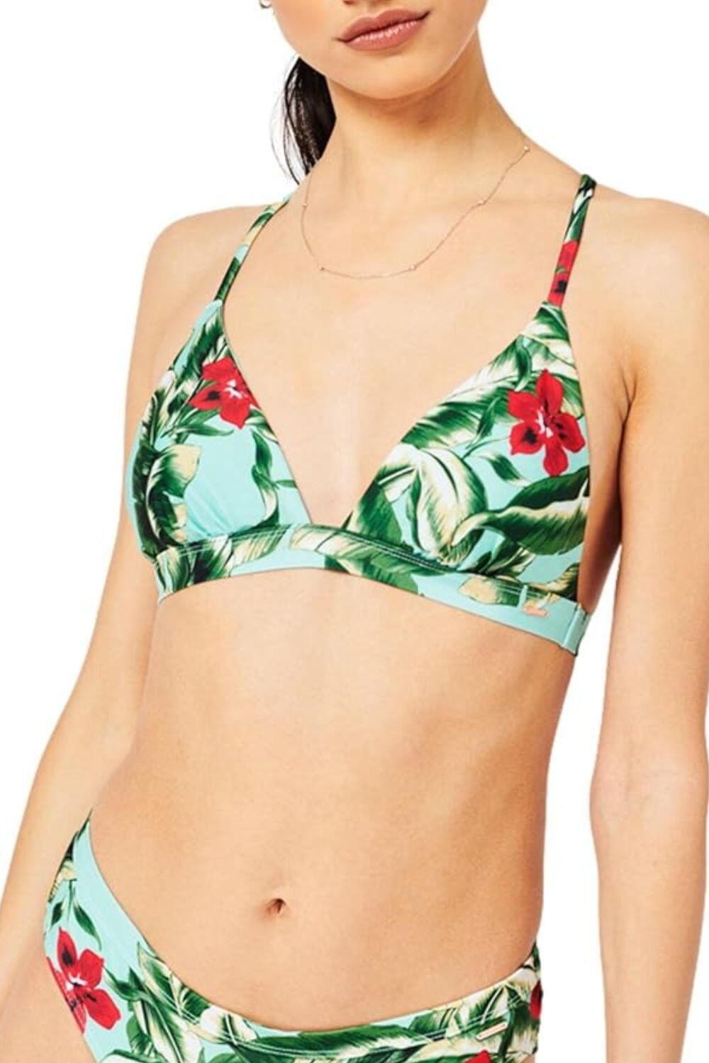 Góra od bikini Superdry Vintage T-Back Tri