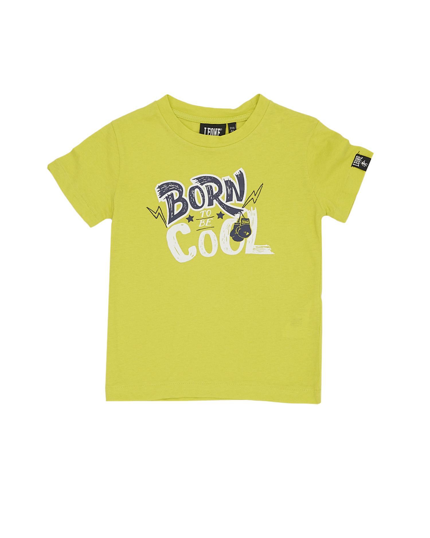 Koszulka dziecięca z krótkim rękawem z nadrukiem „Born Cool”