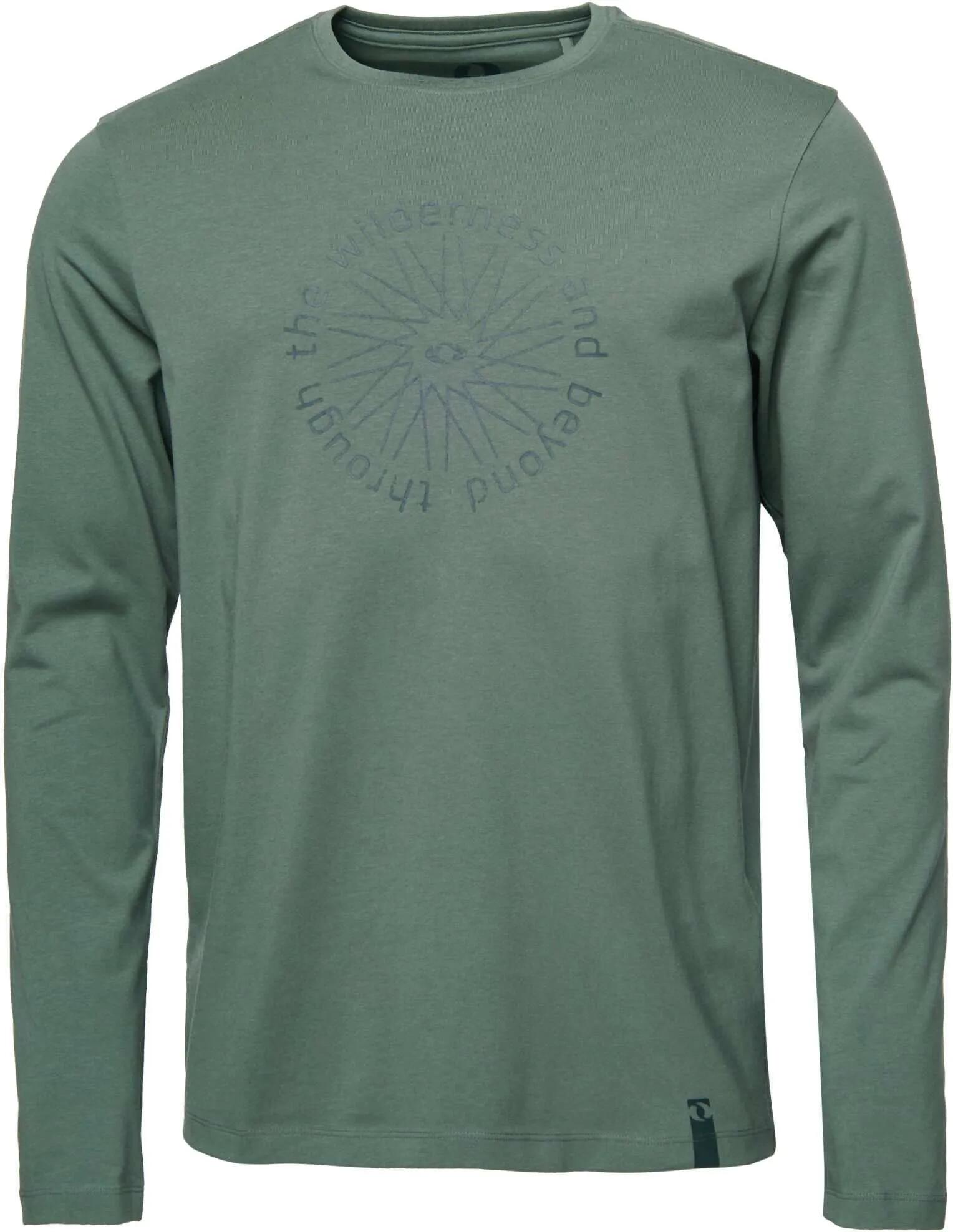 Męska koszulka z długim rękawem Loap Alborg Green 2XL
