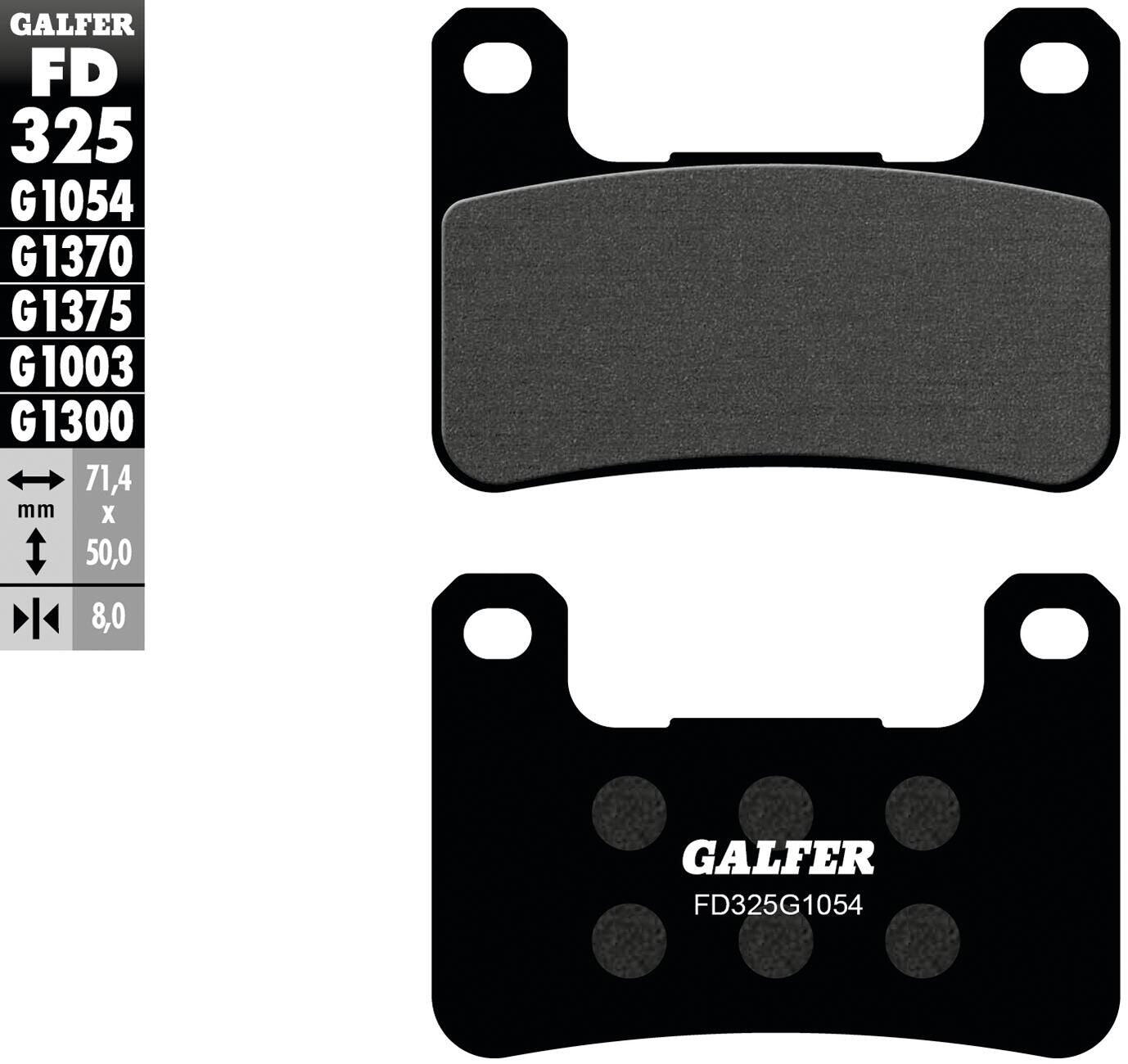 GALFER FD325 klocki hamulcowe organiczne