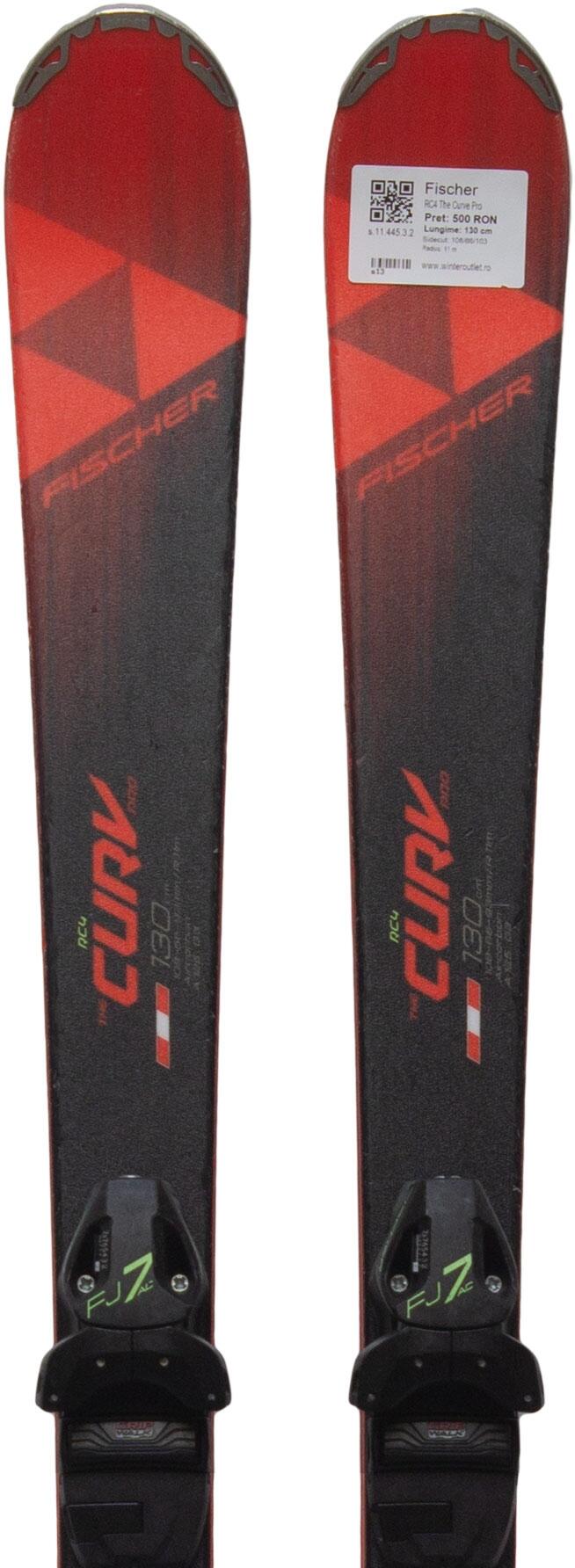 Second Life- Narty FISCHER RC4 The Curve Pro, 120 cm - Stan dobry