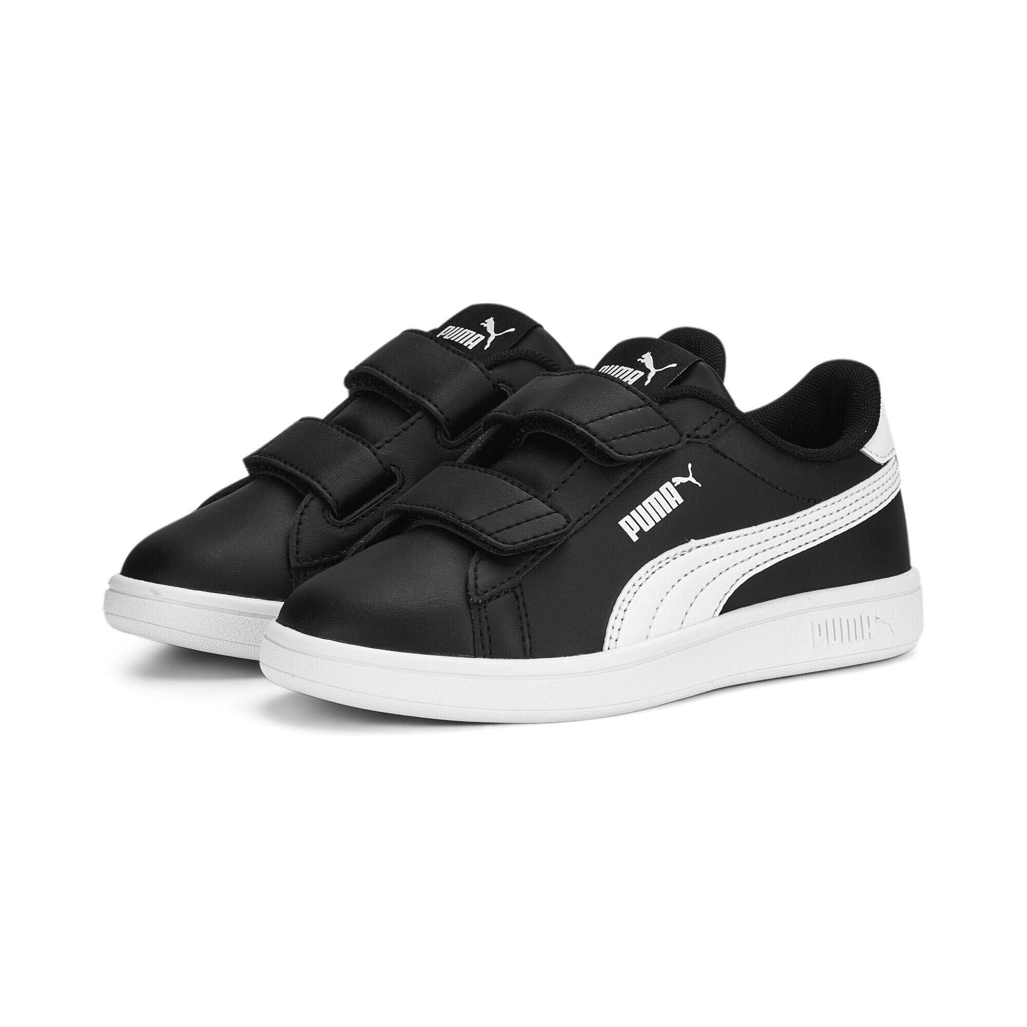 Dziecięce skórzane sneakersy Smash 3.0 V PUMA