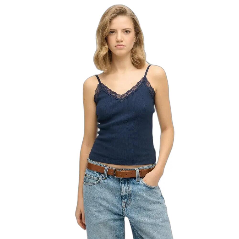 Top z koronkowym wykończeniem dla kobiet Superdry Essential