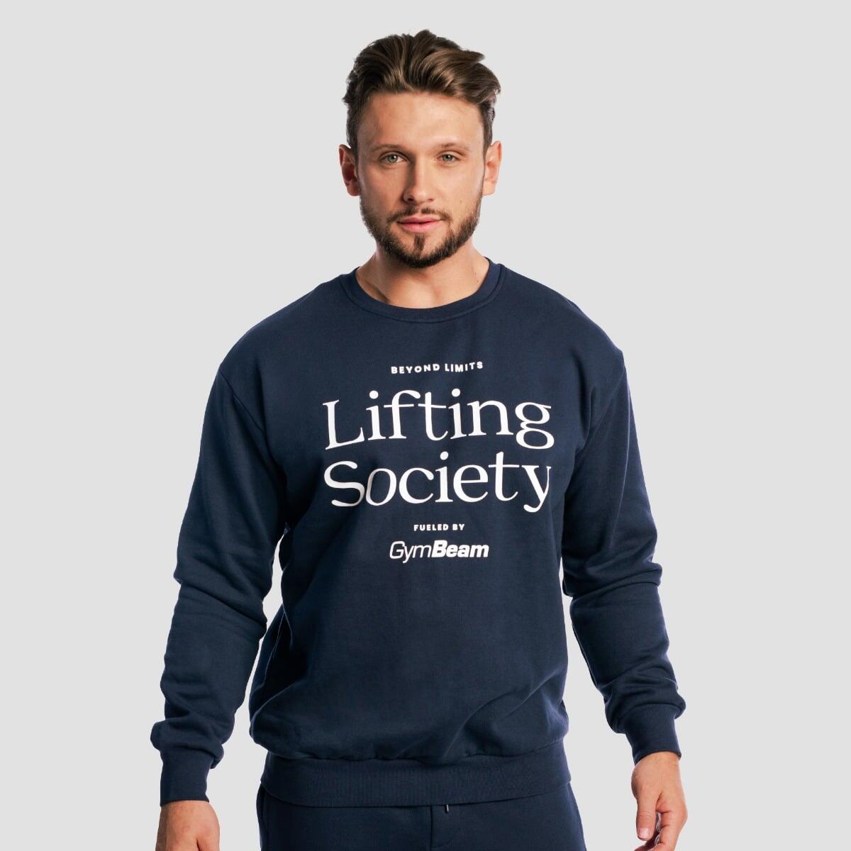 Bluza męska fitness bez kaptura oversize Nightfall Lifting Society