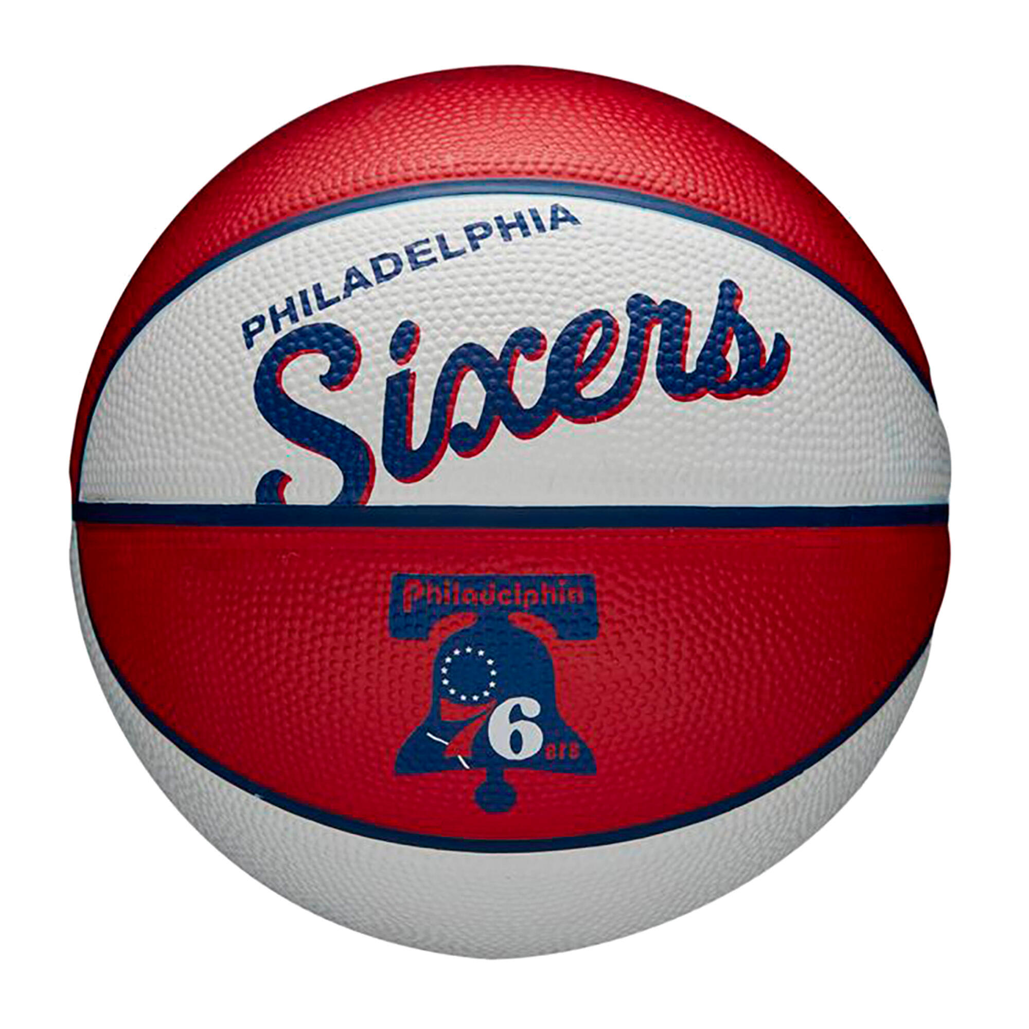 Zdjęcia - Piłka do koszykówki Wilson Mini   NBA Team Retro Mini Philadelphia 76ers 