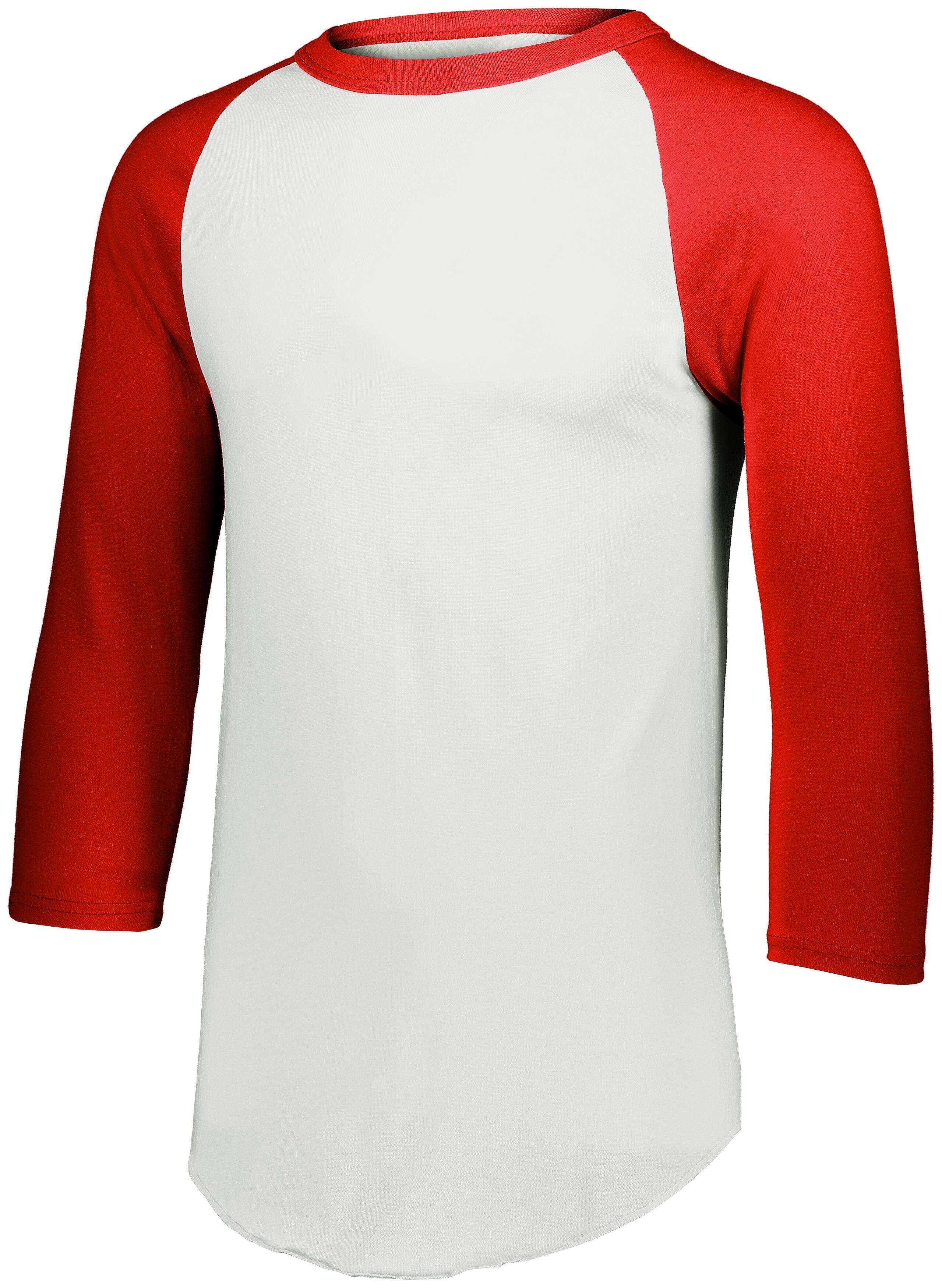 Koszulka baseballowa 3/4 Augusta Sportswear Mouw 2.2 dla dorosłych