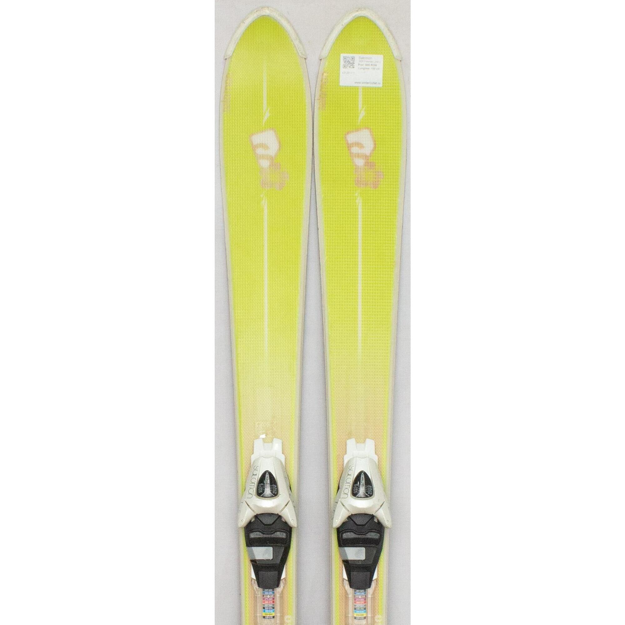 Second Life- Narty SALOMON BBR Freeride Limelite 160 cm- Stan bardzo dobry