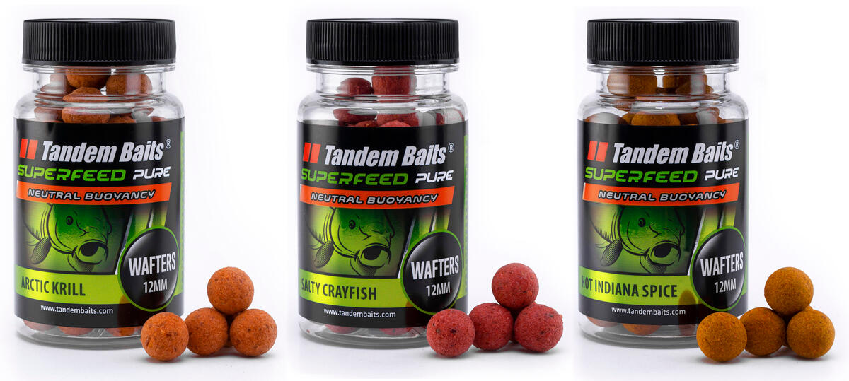 Waftersy SuperFeed Pure 12 mm / 30 g – Zestaw FSL Mix Smaków (3 sztuki)