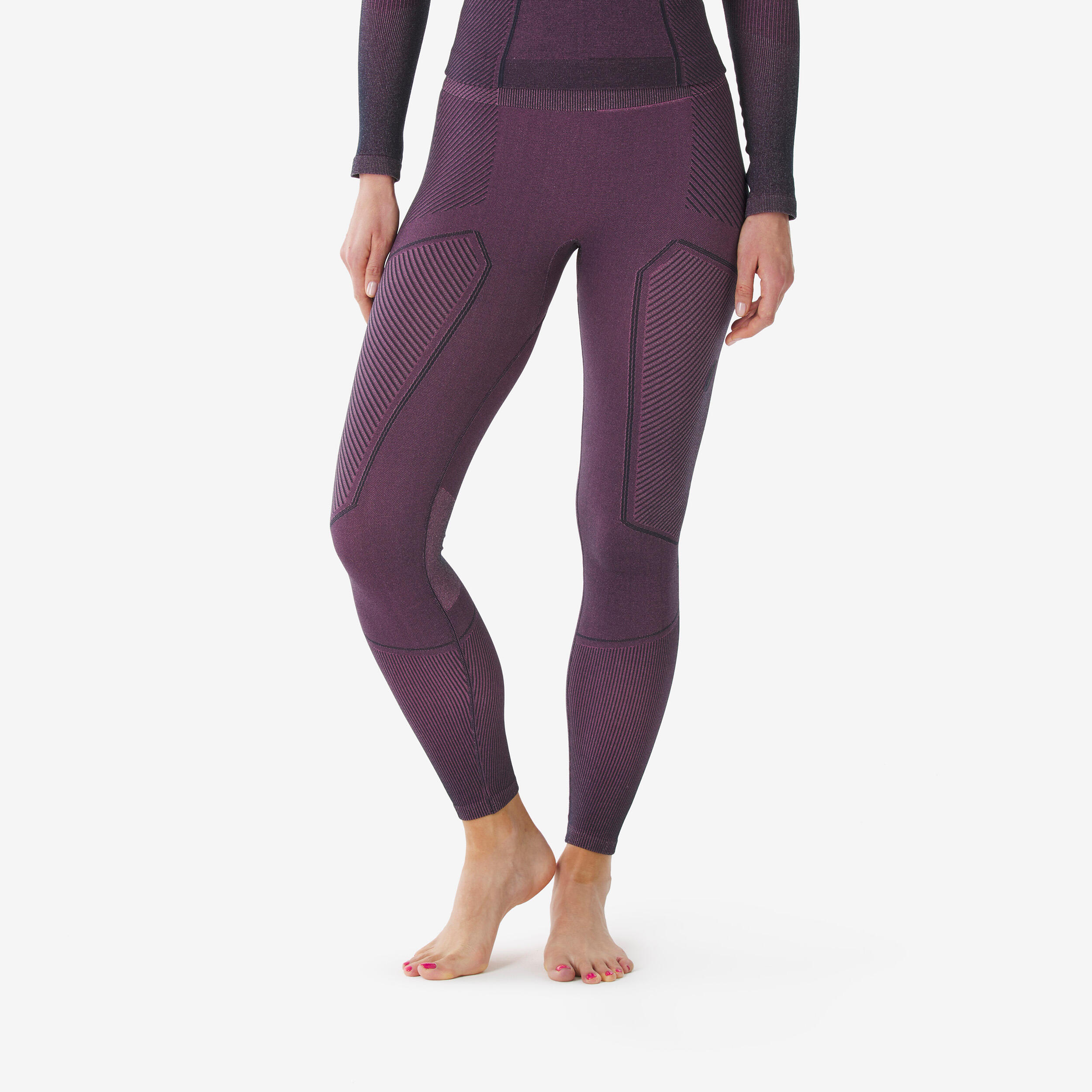 Legginsy termoaktywne narciarskie damskie Quechua BL 900 tech
