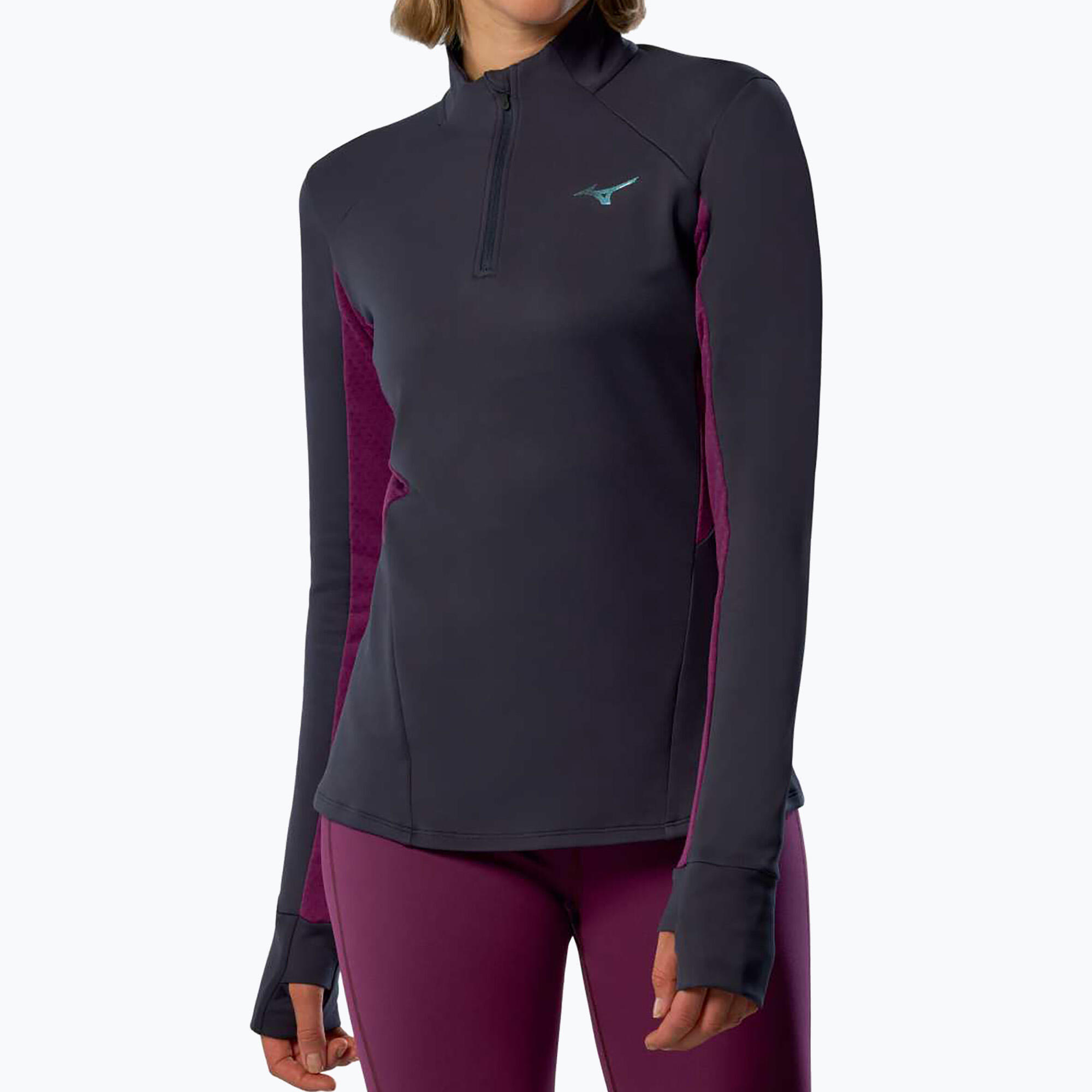 Bluza do biegania damska Mizuno Active Warm Half Zip