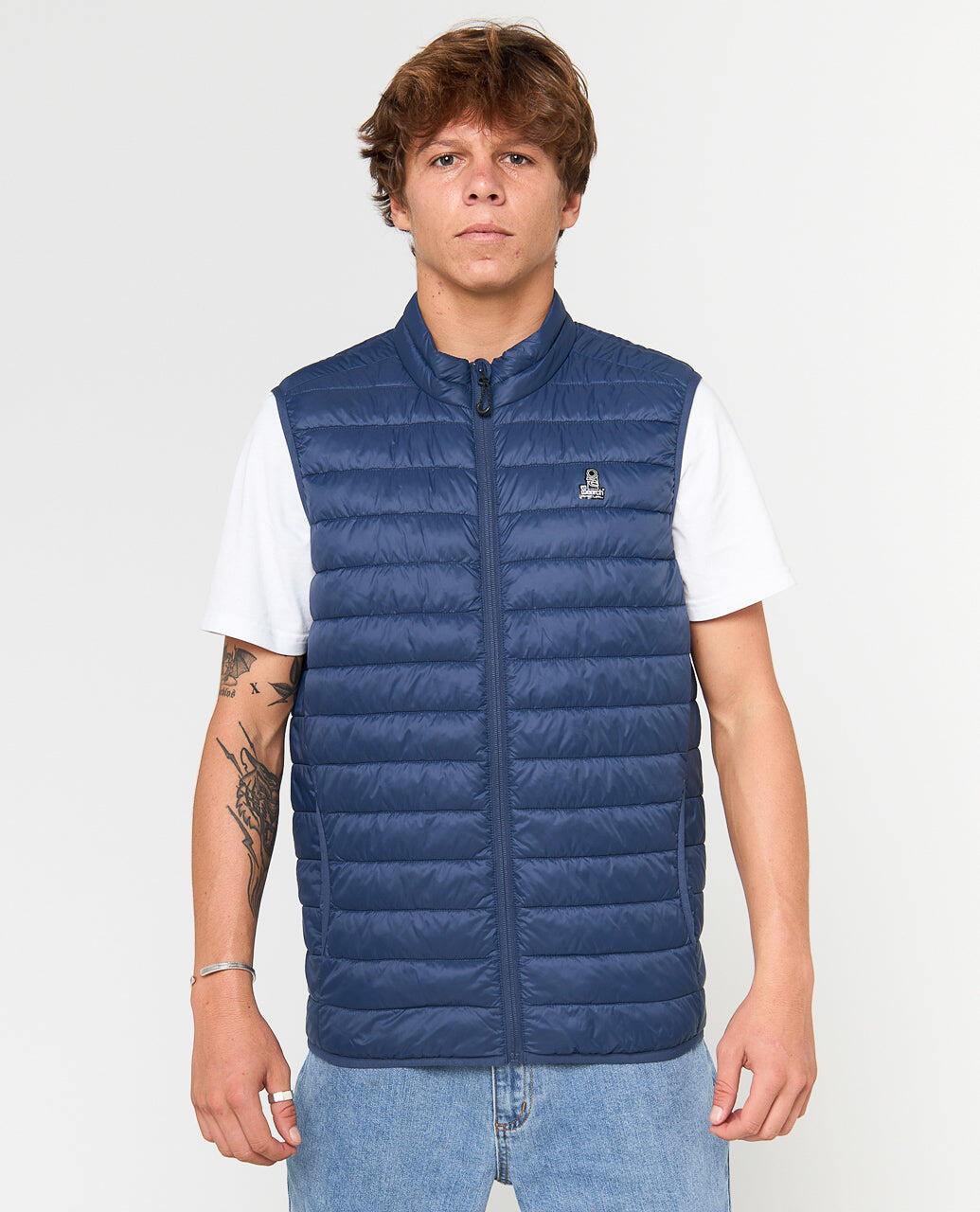 Rip Curl Anti Series Search Puffer Vst - Light Navy