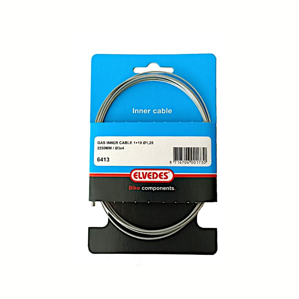Elvedes uniwersalny kabel wewnętrzny gazu 2250 mm 1,25 mm V-nipple