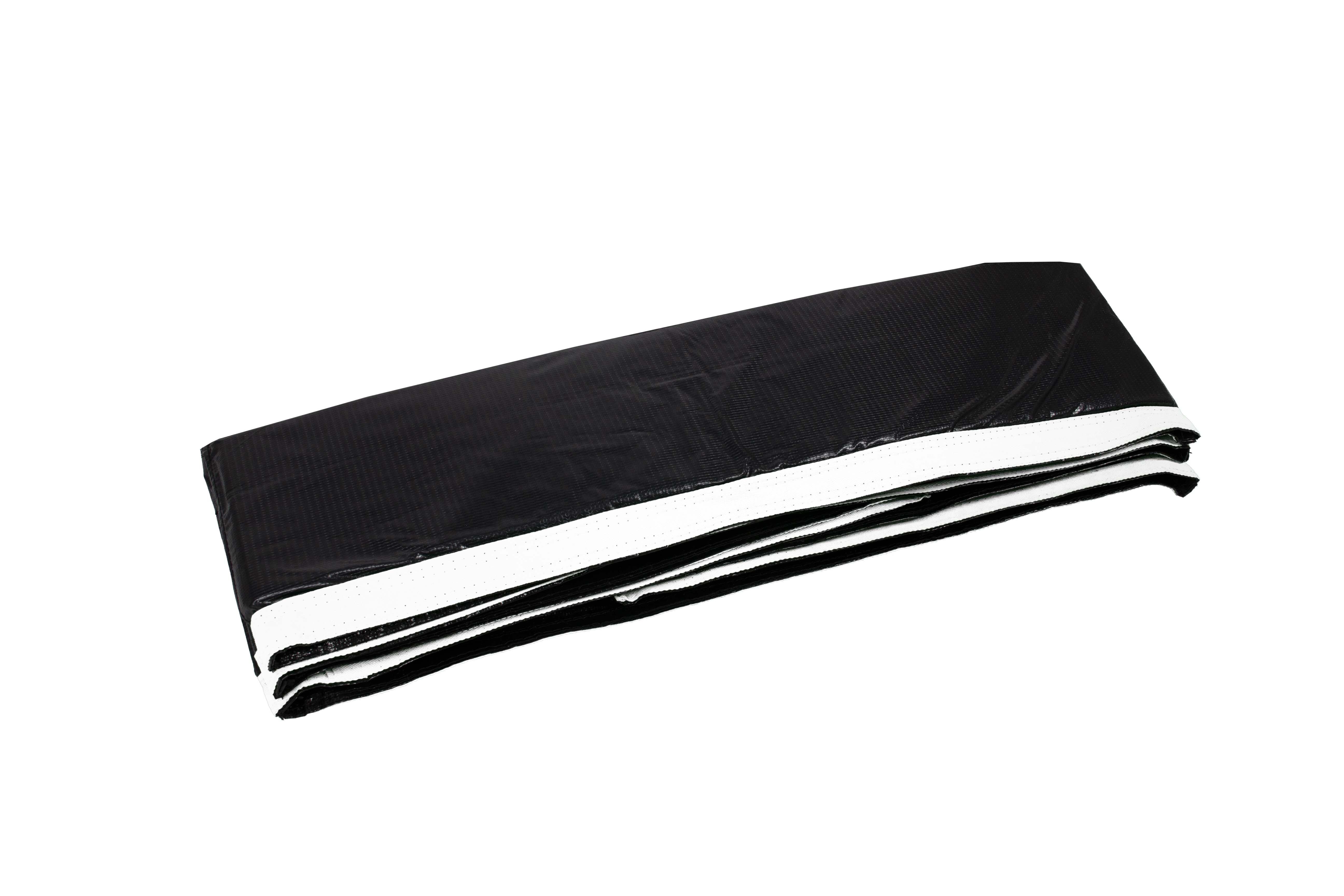 Obrzeże ochronne do trampoliny do wbudowania - Czarne - 213 x 305 cm
