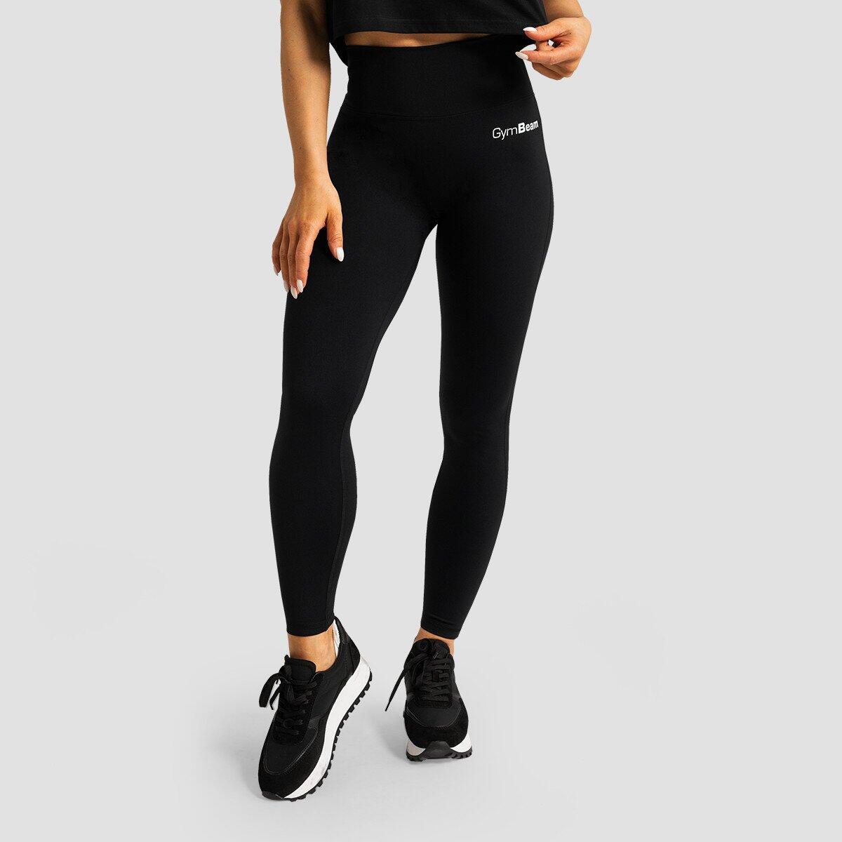 Legginsy damskie fitness z wysokim stanem czarne Limitless