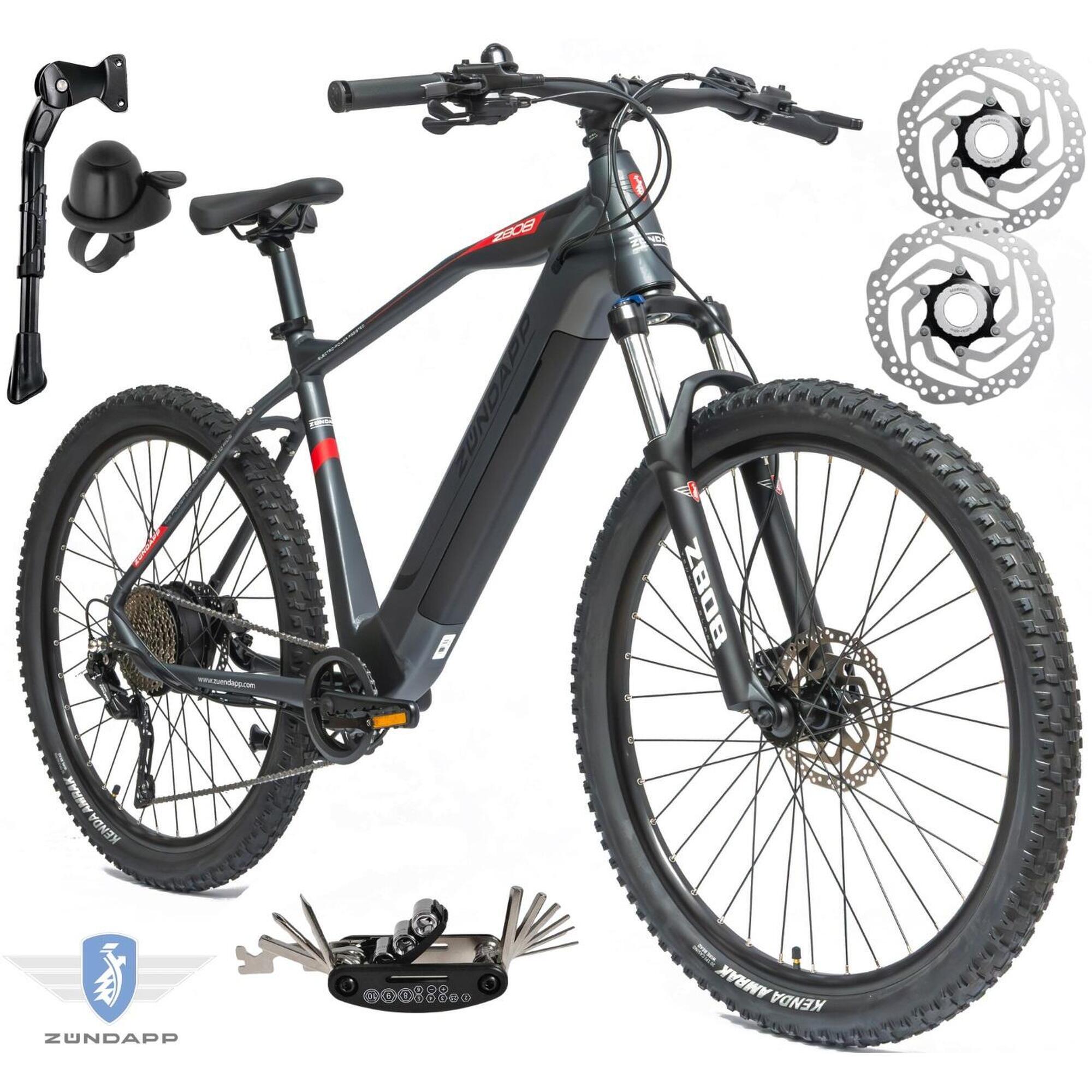 Rower Elektryczny Męski Damski Górski 27 5 SHIMANO Deore LCD Aplikacja 2025