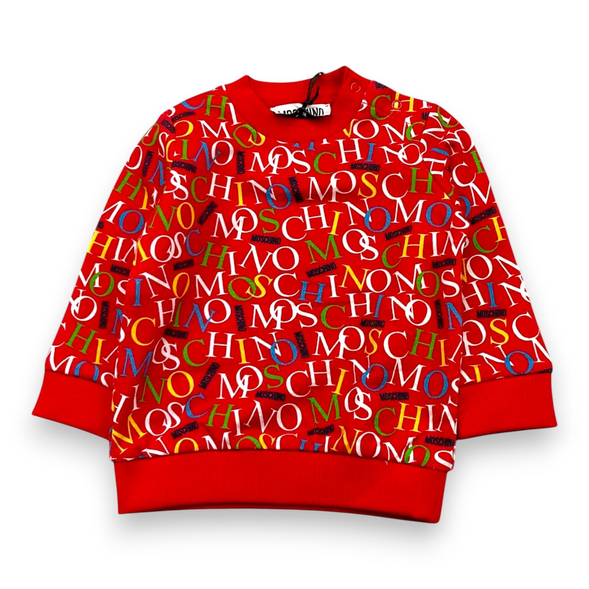 Bluza chłopięce Moschino czerwony