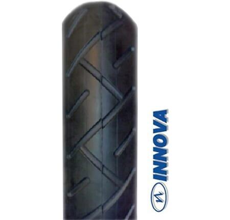 Opona Innova + dętka 10 x 2,125 wentyl samochodowy 90/45 czarny