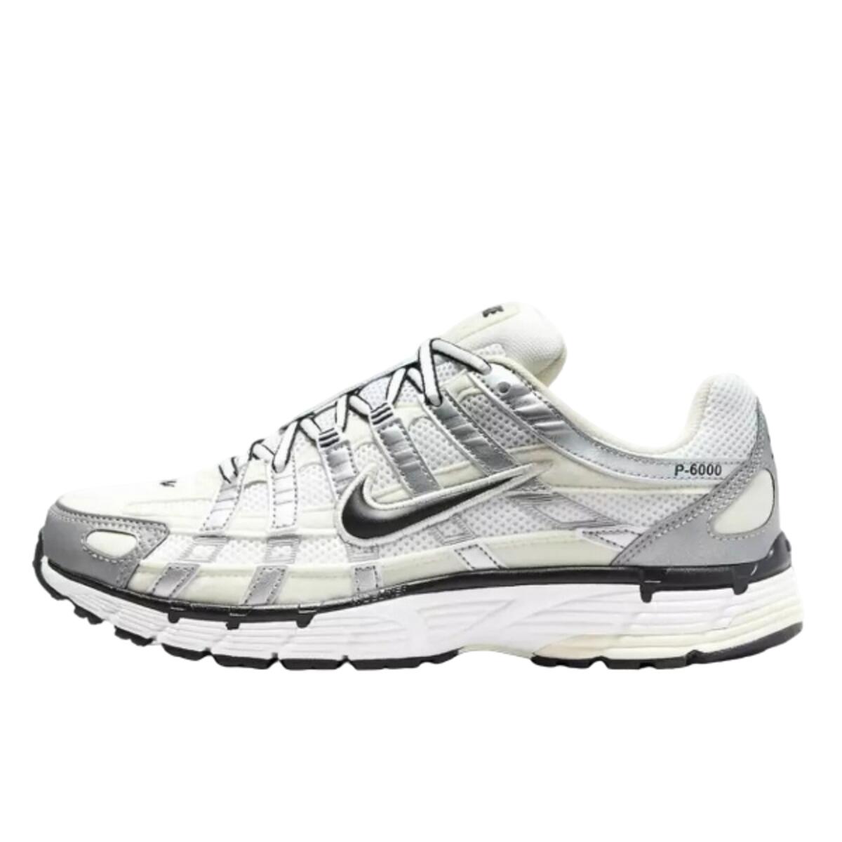 Nike P-6000 Coconut Milk Metallic Silver