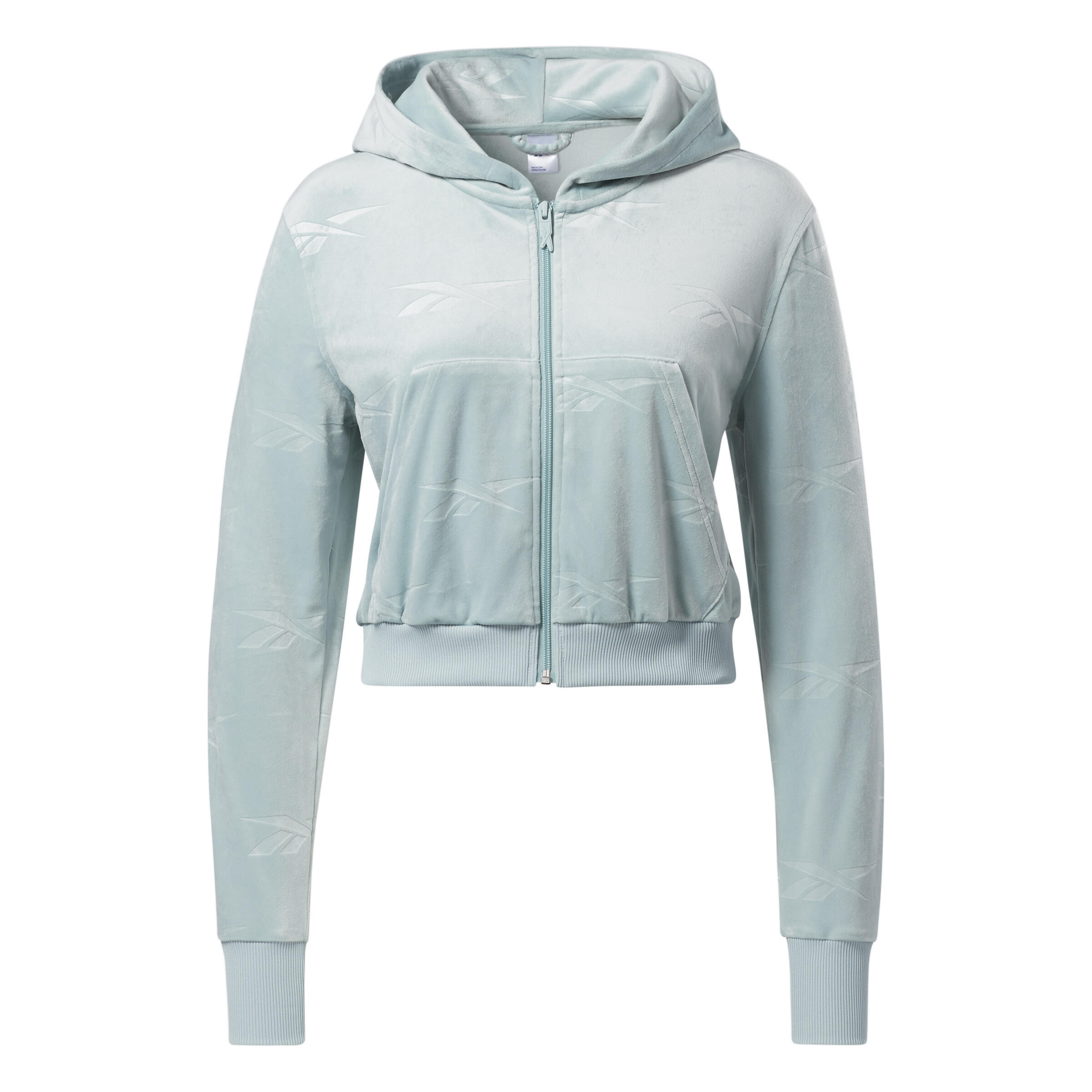 Damska bluza z aksamitu zapinana na zamek Reebok Classics Energy Q4