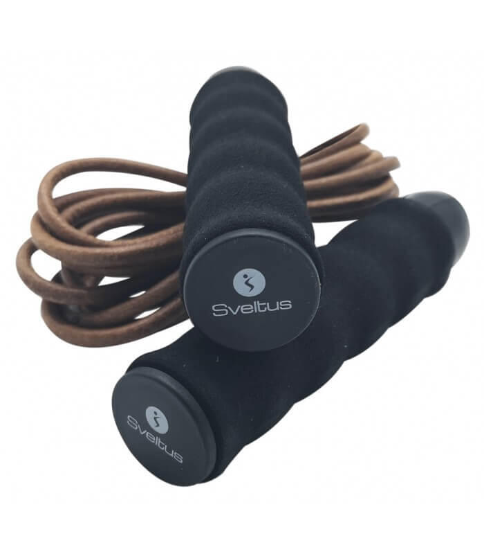 Skakanka Sveltus Leather Weighted Jump