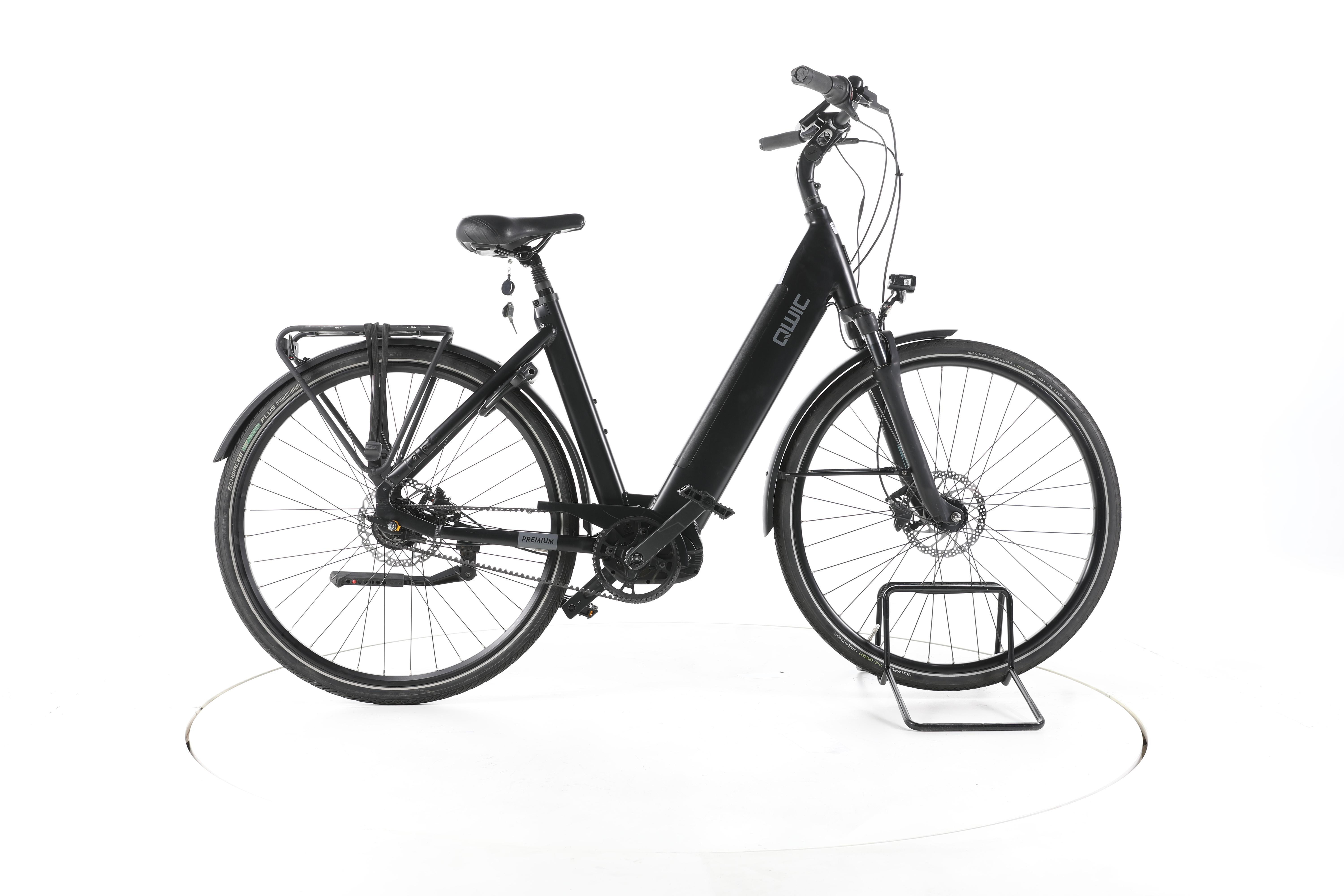 Second Life - QWIC Premium I MN7+ City E-Bike Niska rama - Stan dobry