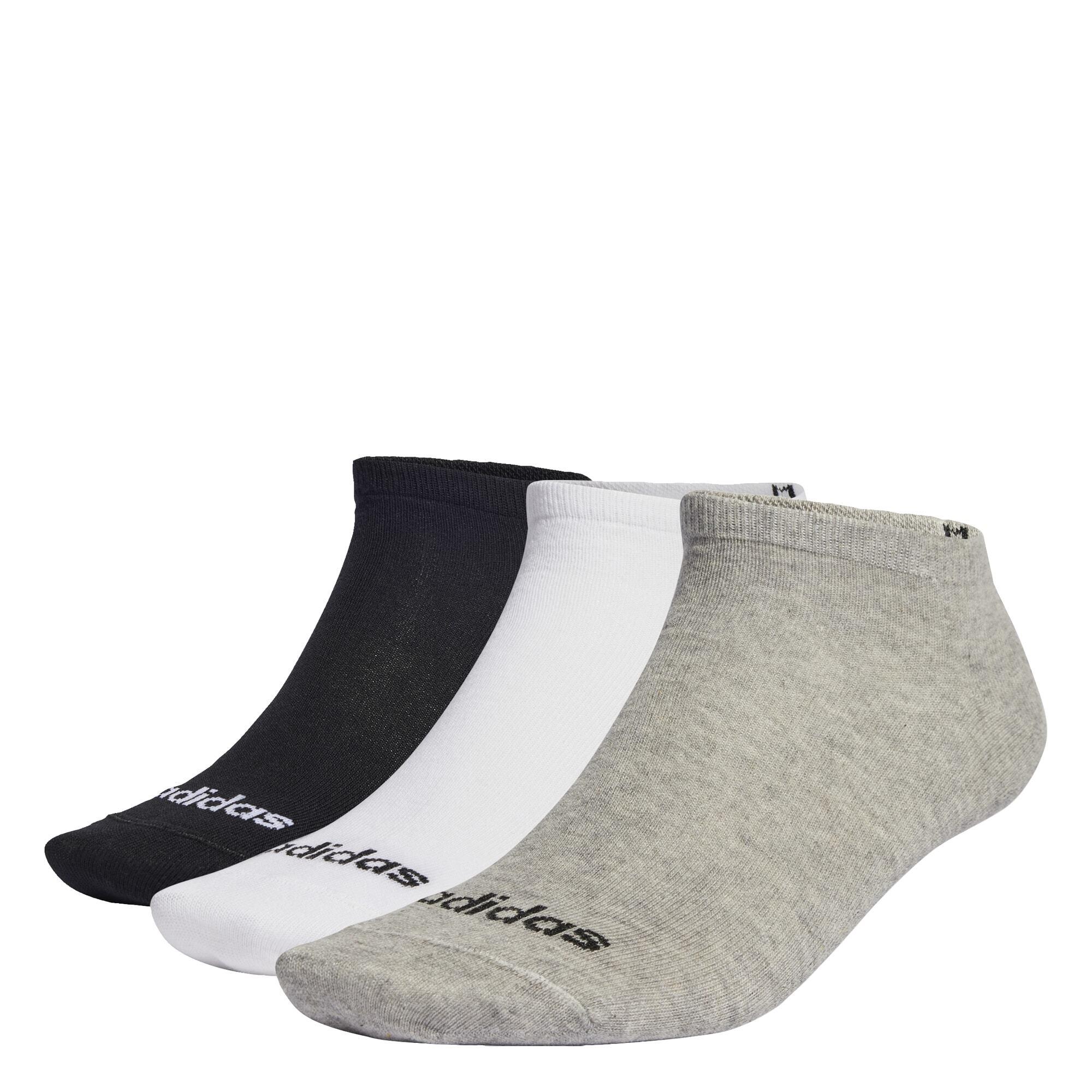 Cienkie skarpetki przed kostkę Linear – 3 pary