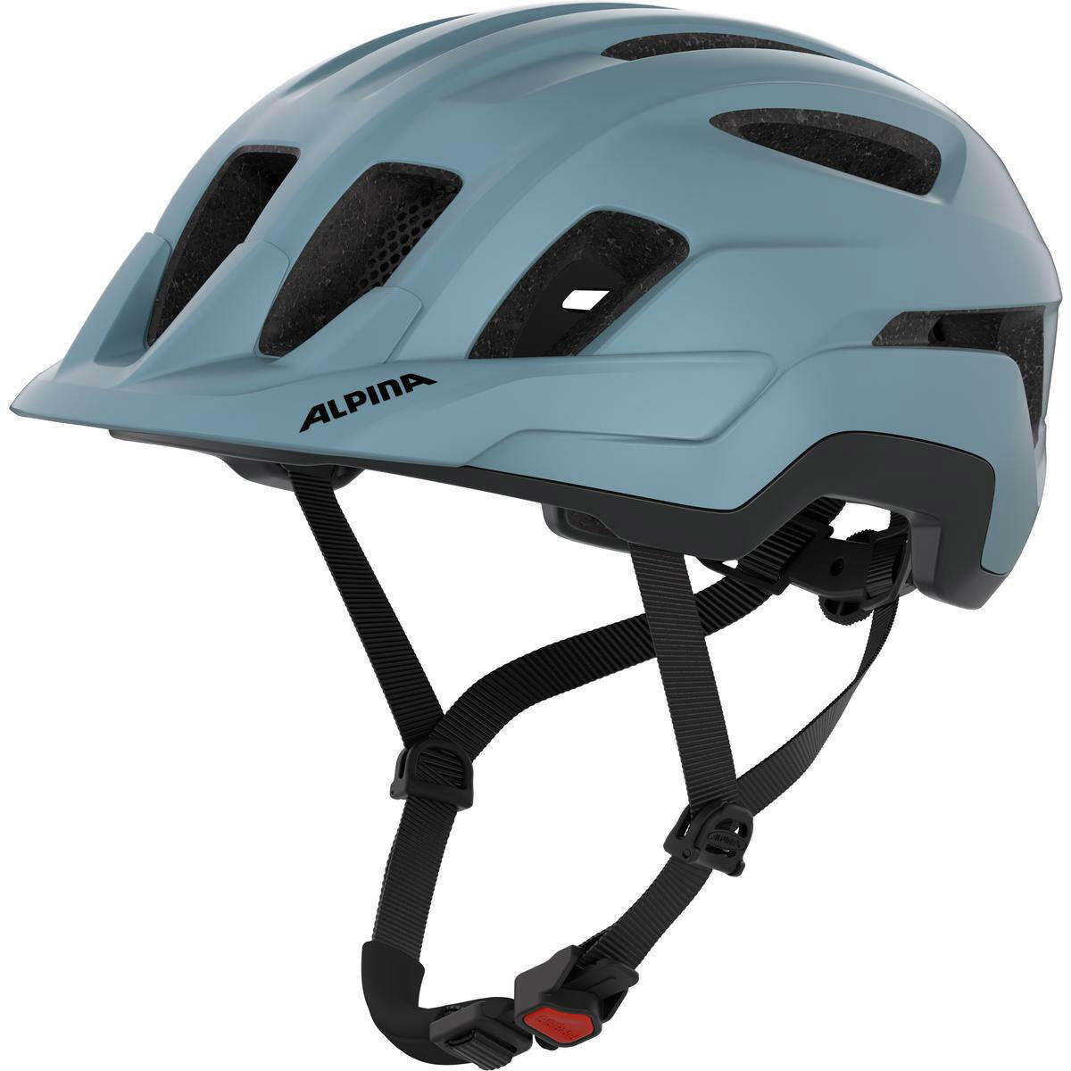 Kask rowerowy Olympic Sportswear Alpina 55-59 cm niebieski pastelowy