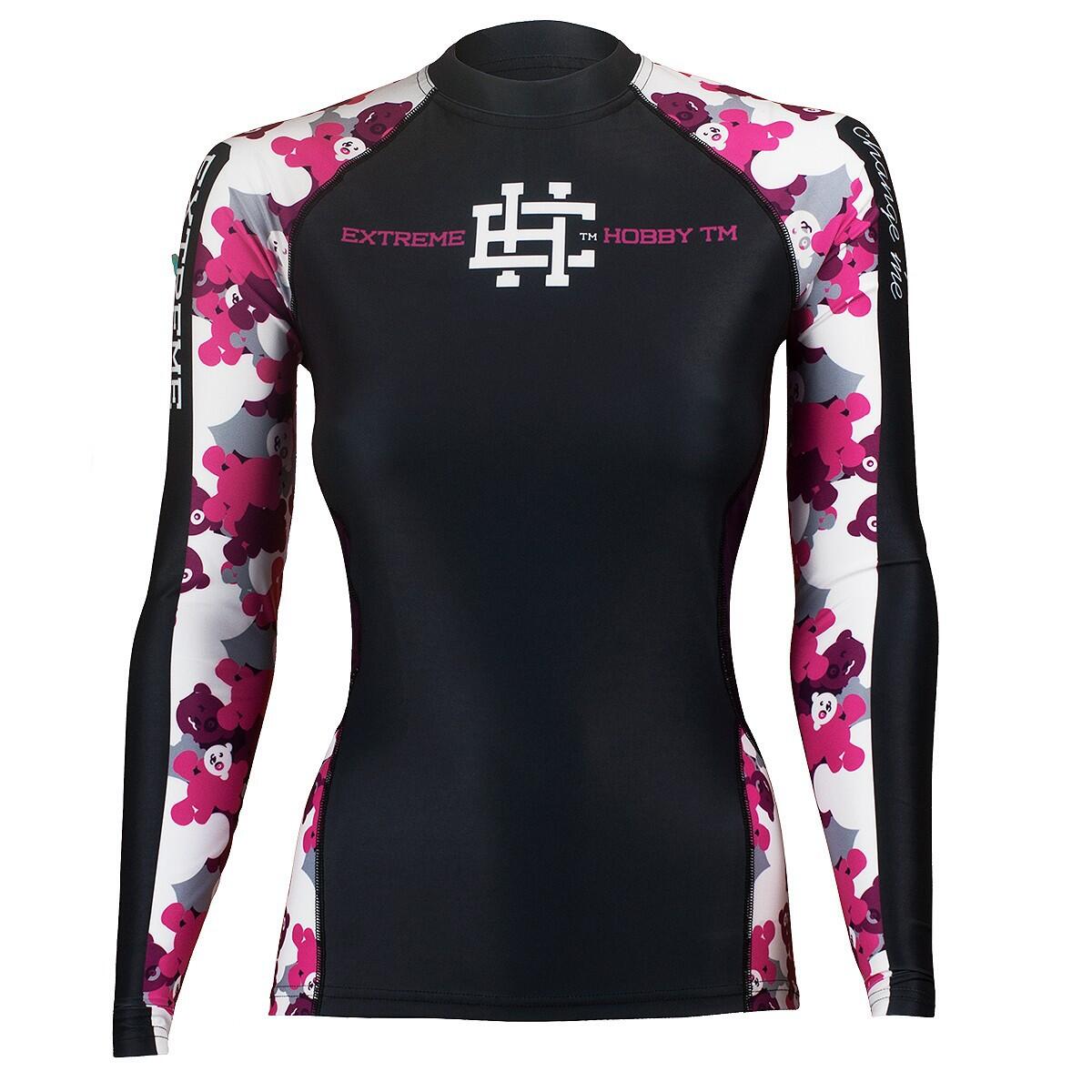 Koszulka sportowa damska Rashguard do MMA EXTREME HOBBY TEDDY BEAR