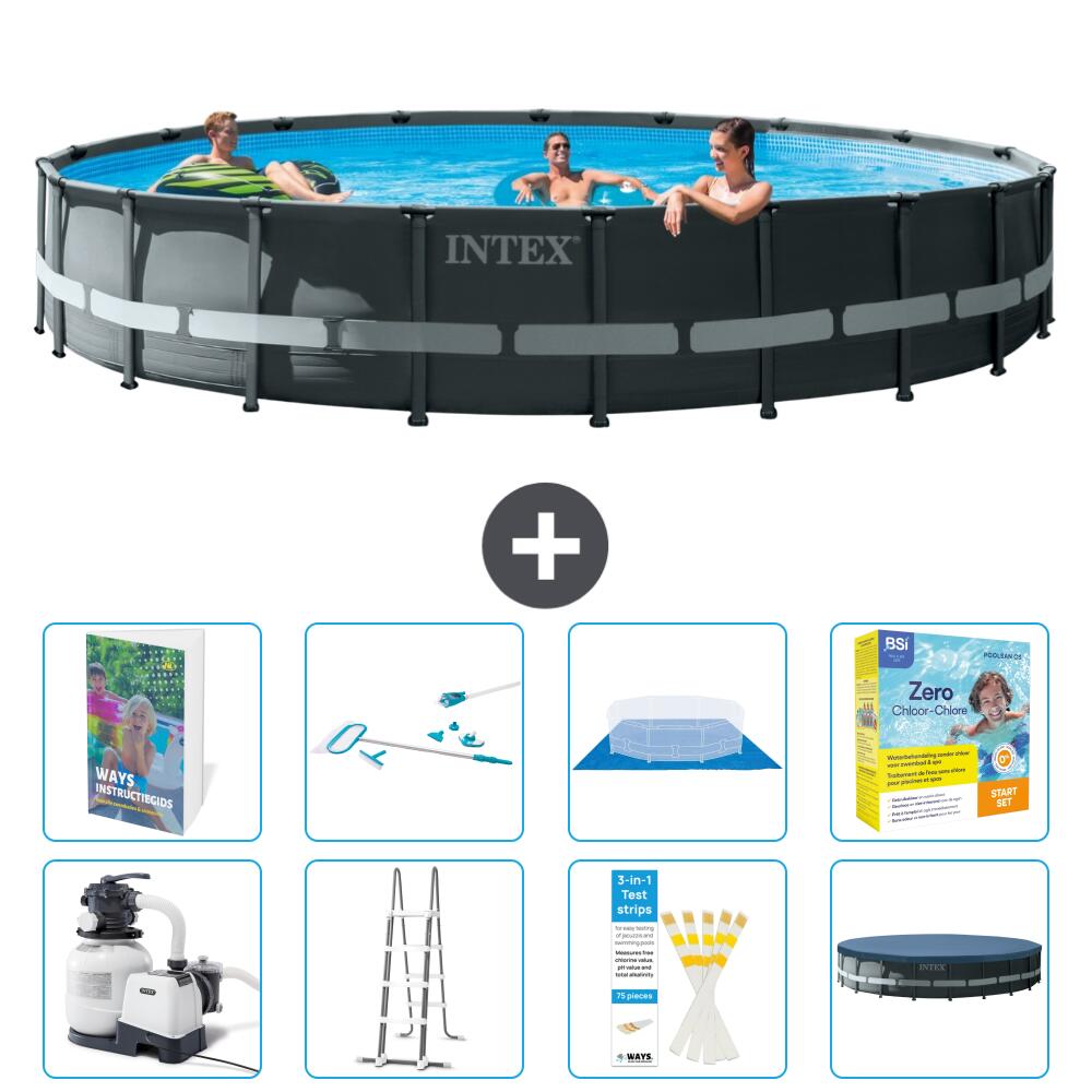 INTEX Basen Ultra XTR Okrągły - 610x122 cm - 9-częściowy S550