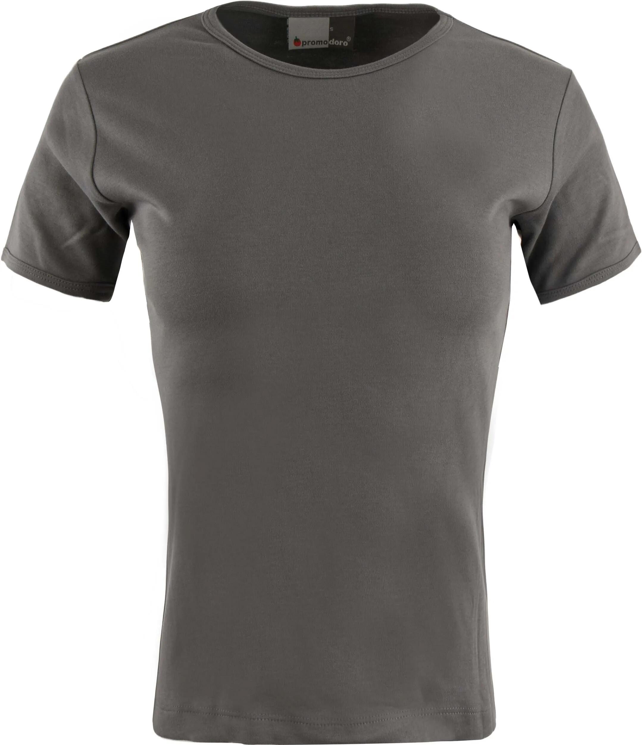 T-shirt damski Promodoro Interlock Jasnoszary