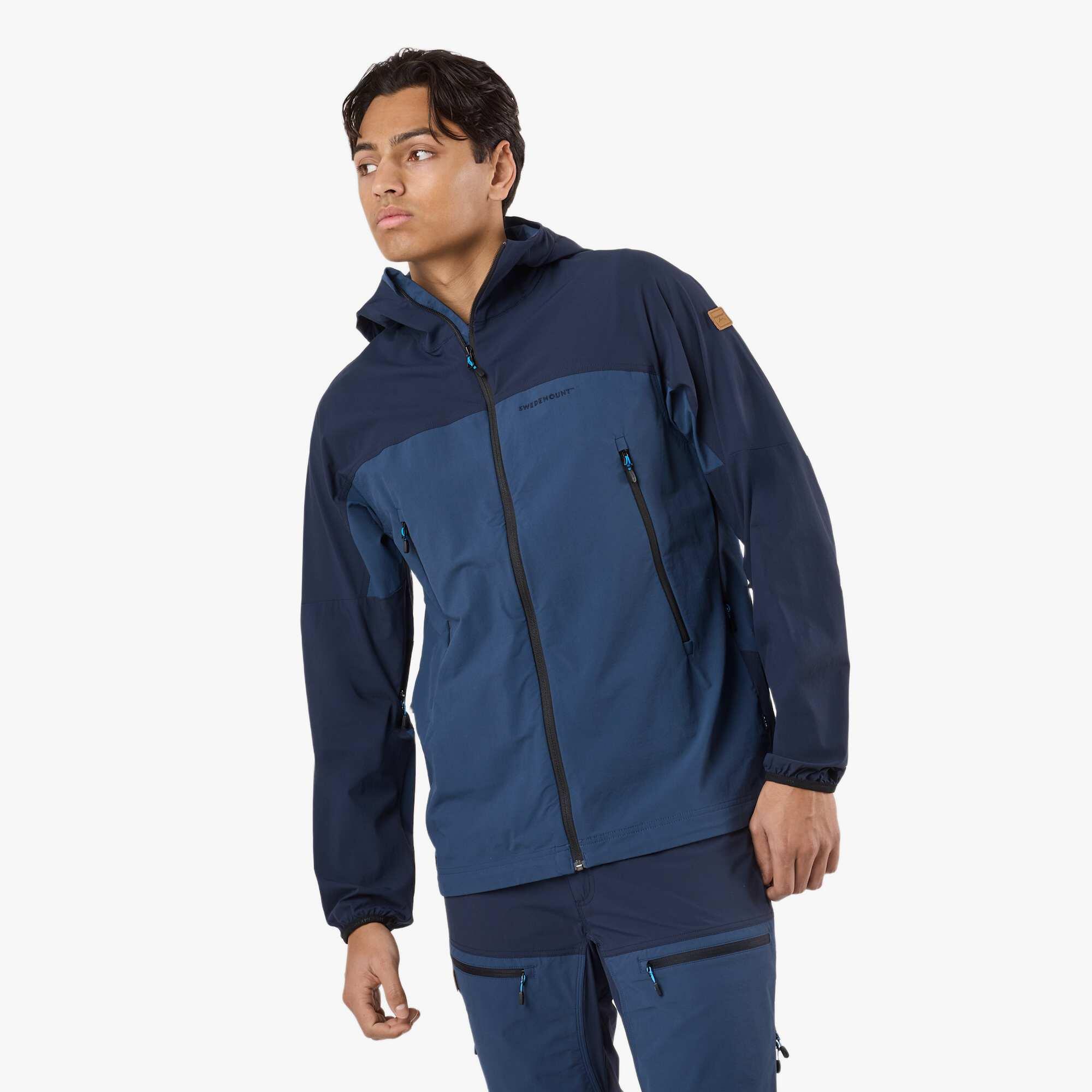 Kurtka Outdoor Wędrówki Mężczyzna Lofoten Wiatroszczelny