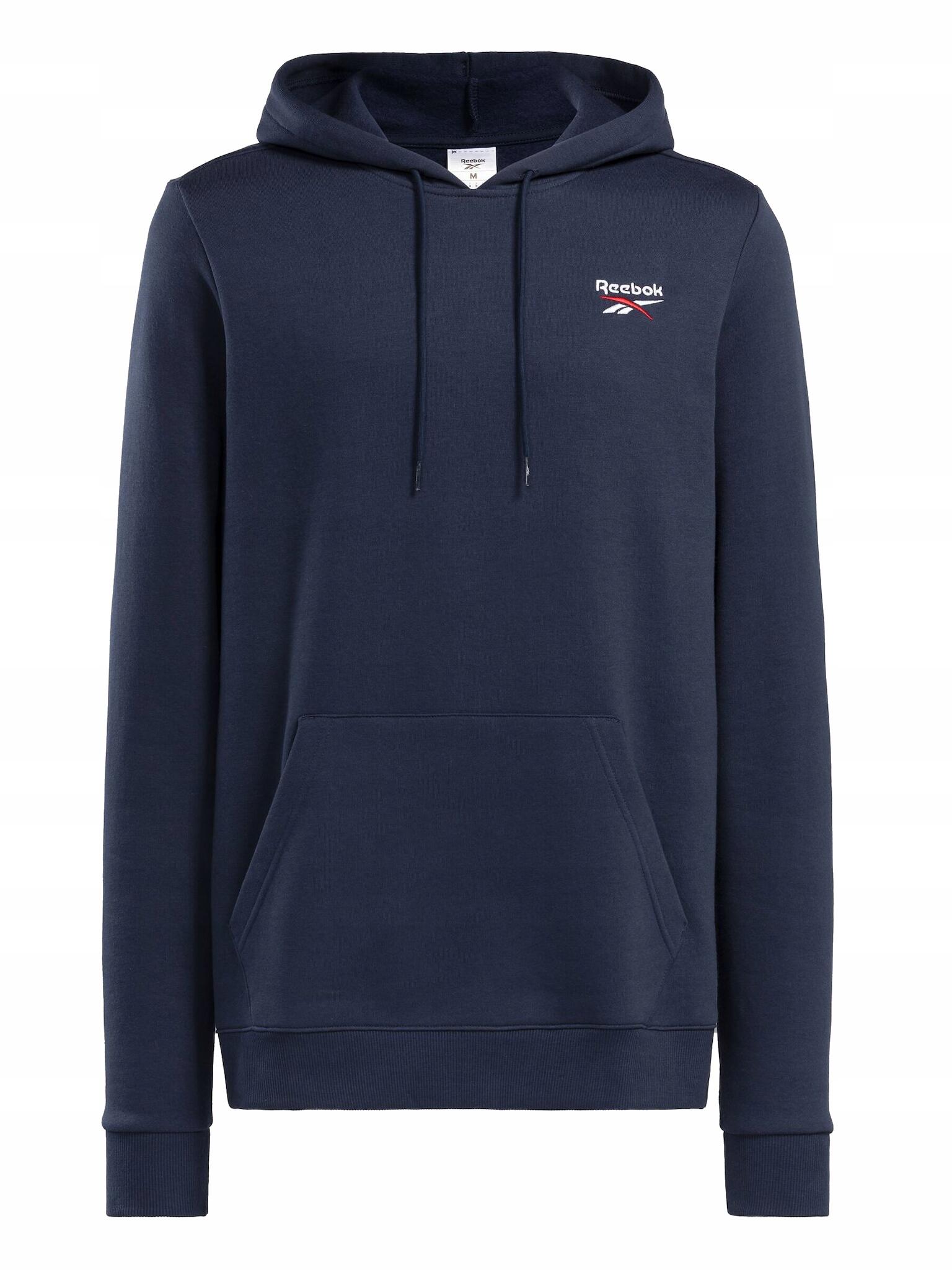 Bluza dresowa męska REEBOK z kapturem bawełniana