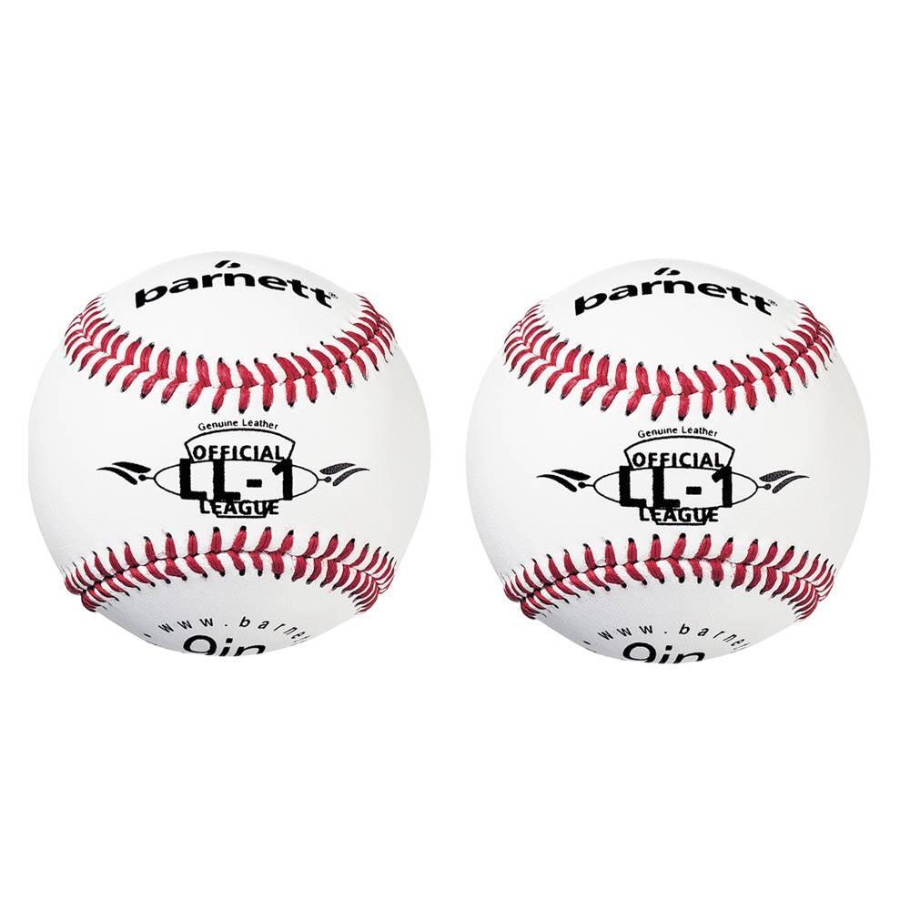 Mecz piłki baseballowe, rozmiar 9, Biały, 2 sztuki LL-1