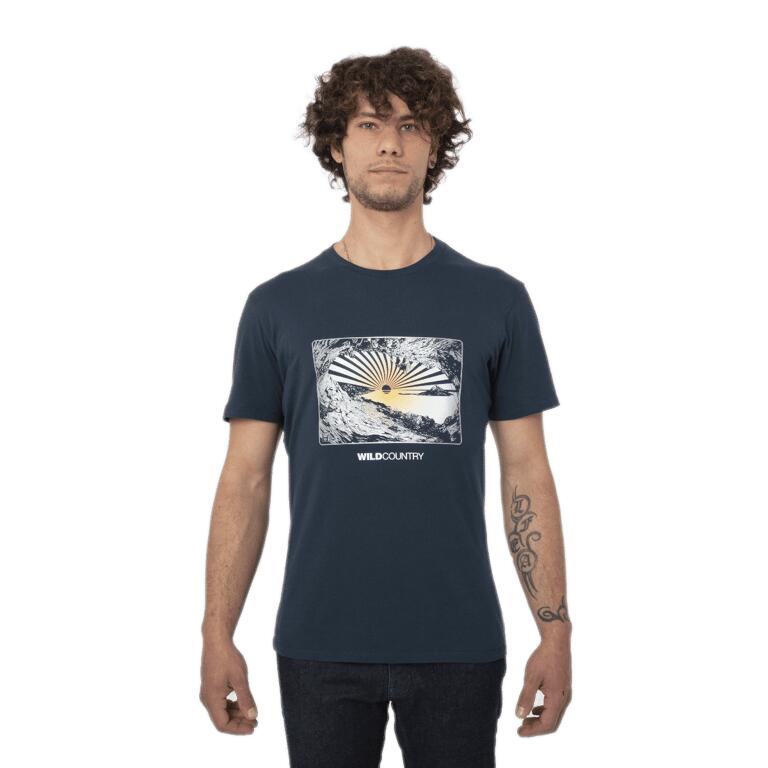 WILD COUNTRY Koszulka męska Flow T-shirt navy-S