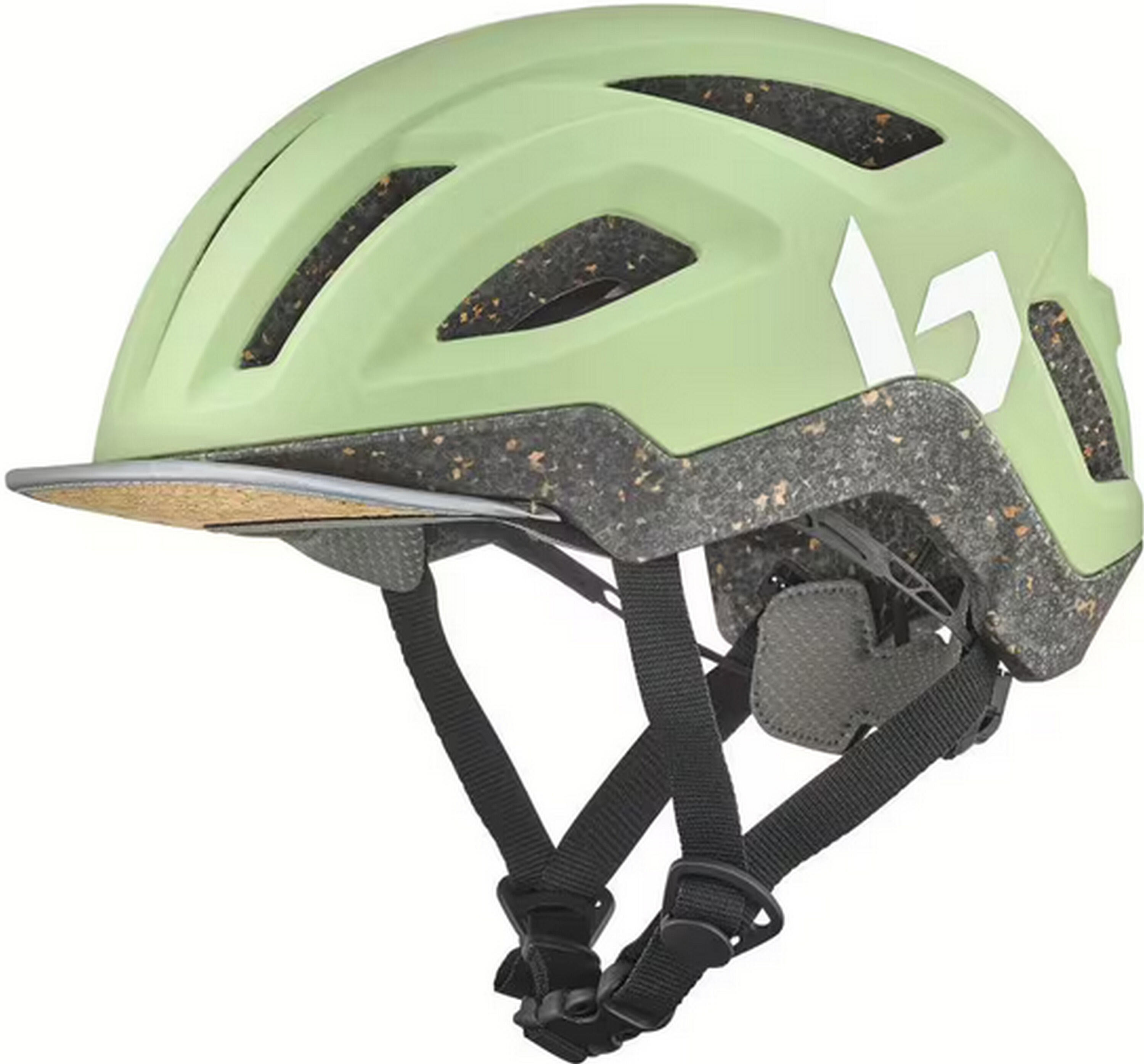 Kask rowerowy miejski „REACT”, matowy kolor matcha