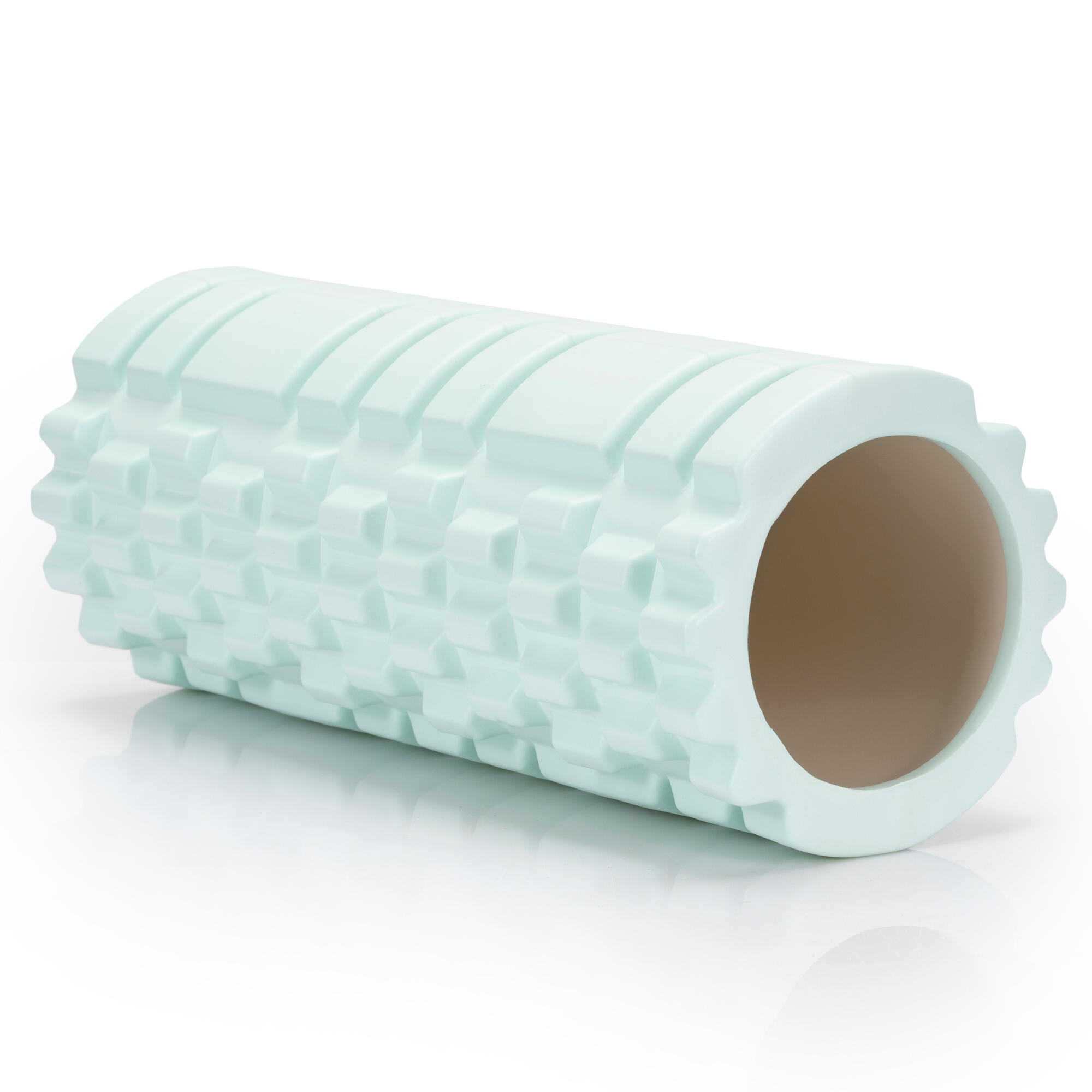 Roller fitness Actiget do masażu ciała średnio twardy, wałek z wypustkami