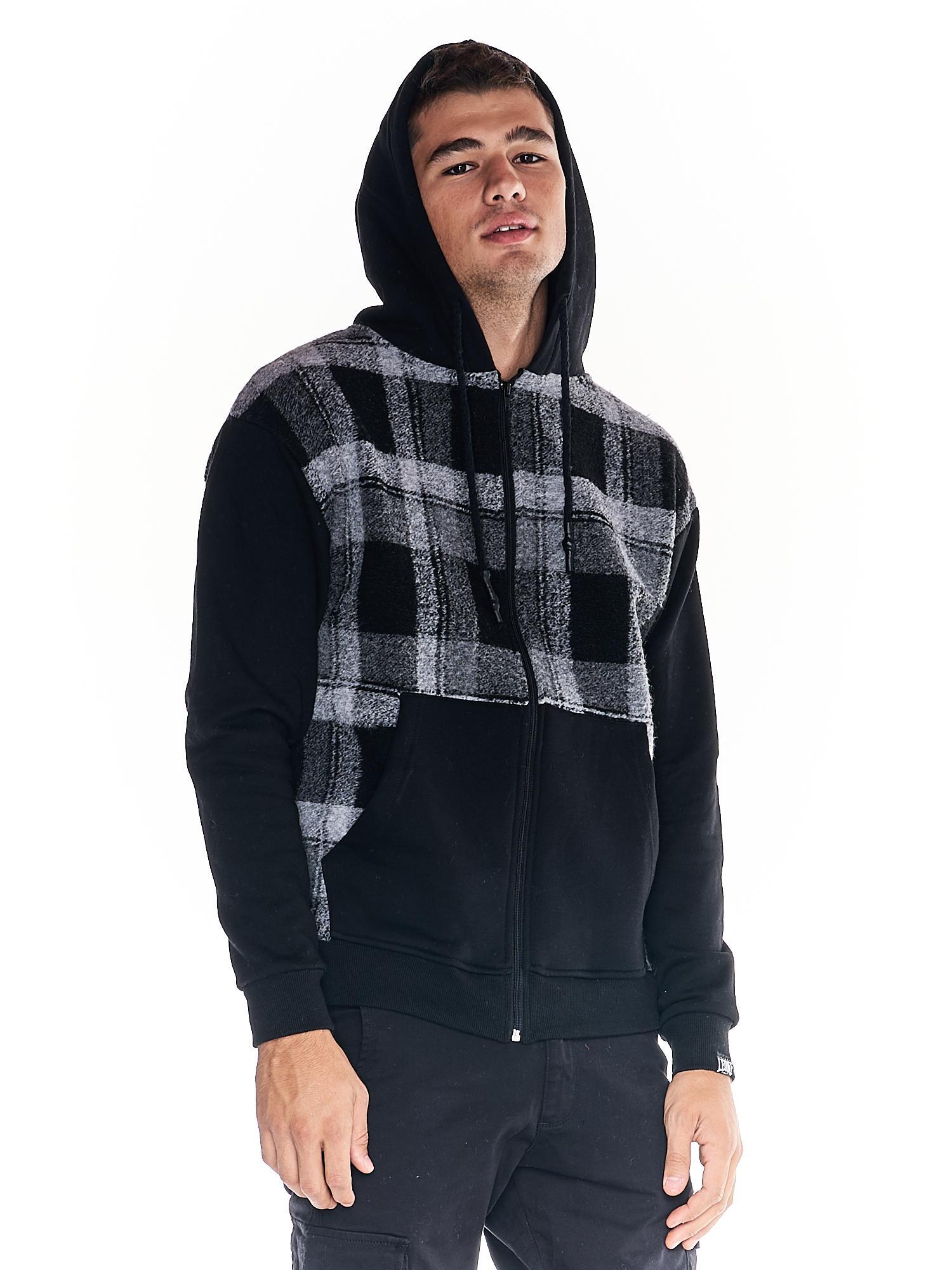 Bluza z wełna z kaptur na outdoor na co dzień
