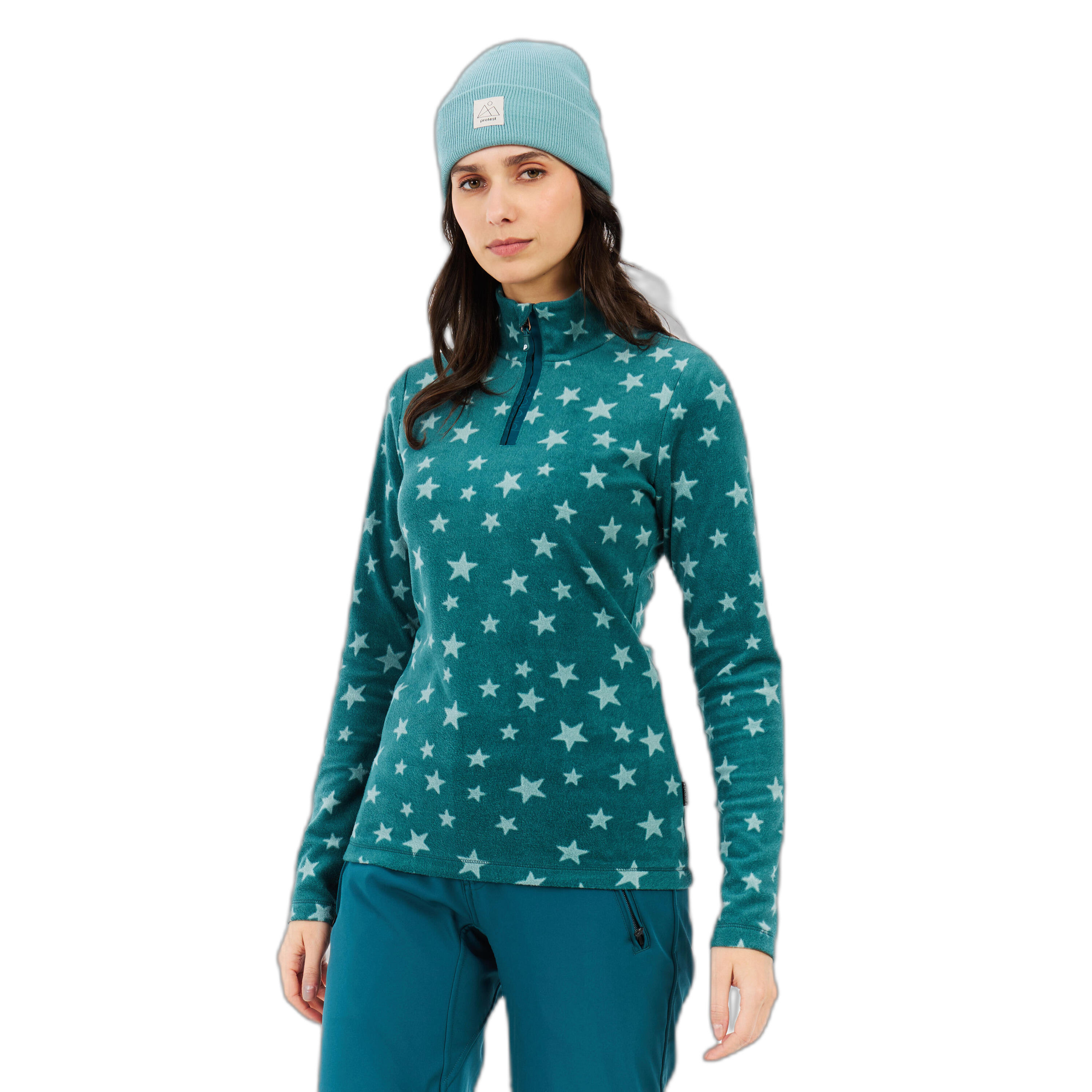 Damski polar 1/4 zip Protest Refuzzy