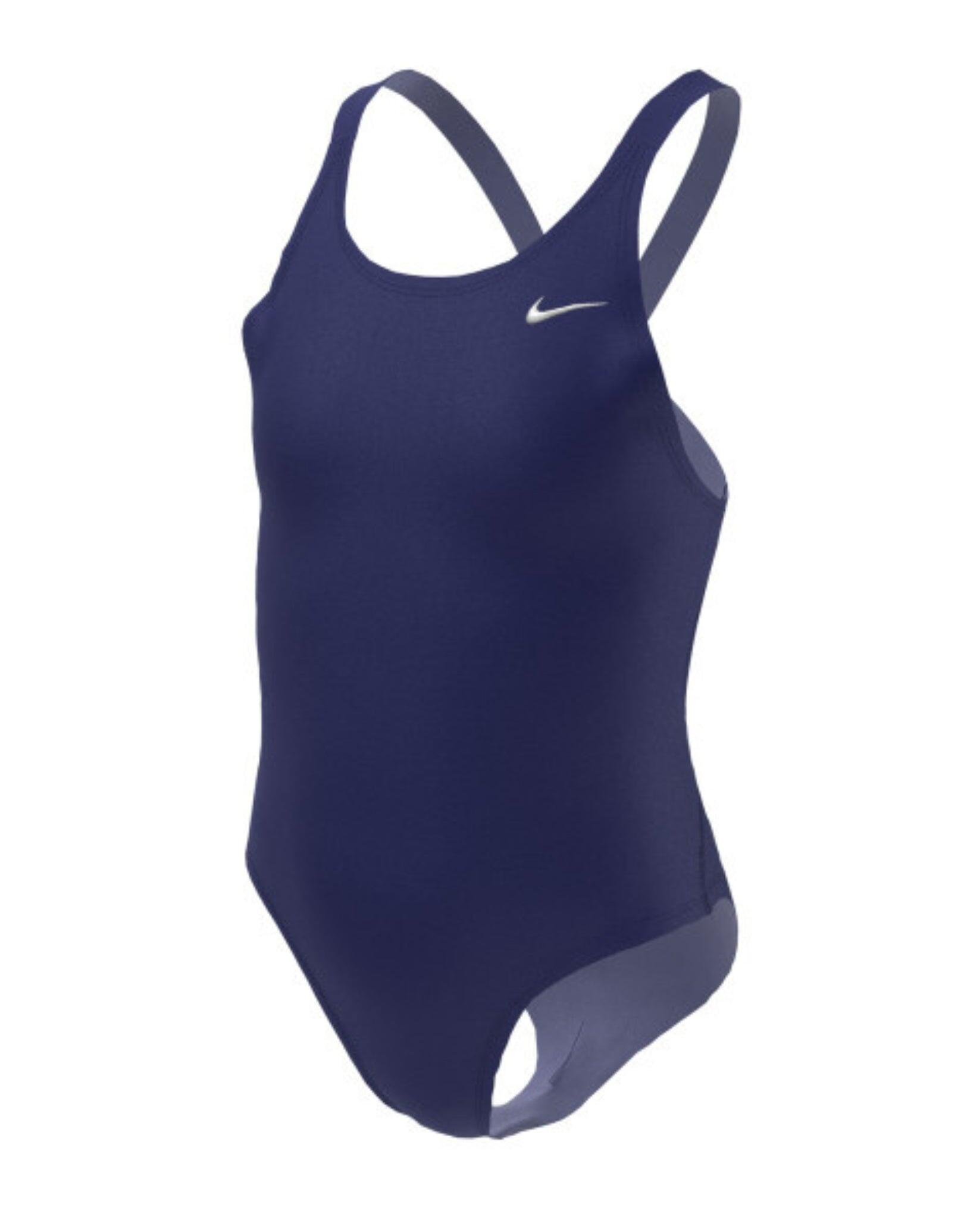 Nike Meisjes Badpak Hydrastrong Solid Fastback Navy