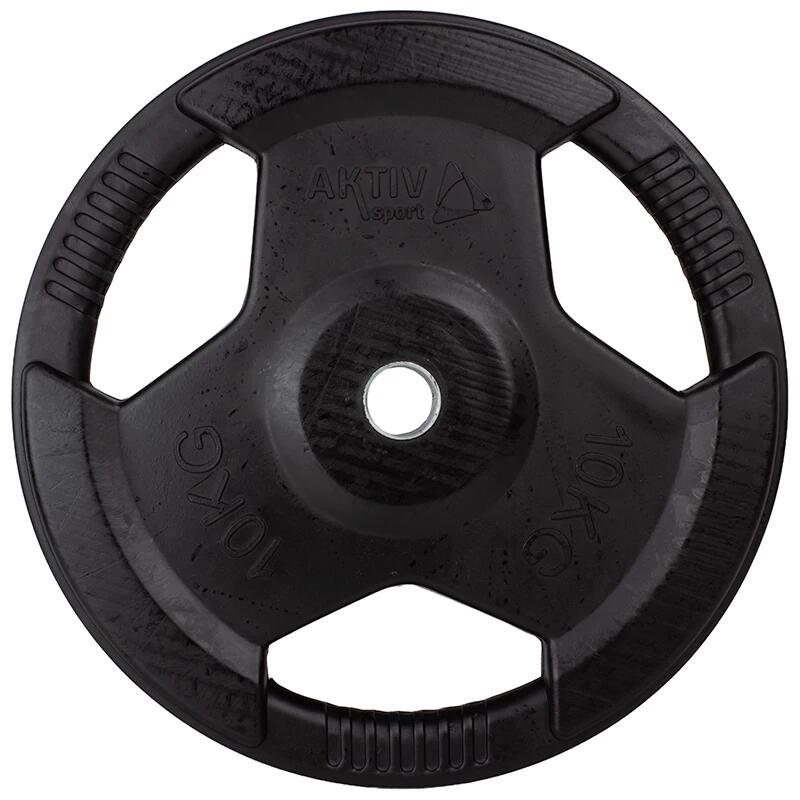 Gumowa talerz wagi Aktivsport 10 kg 31 mm