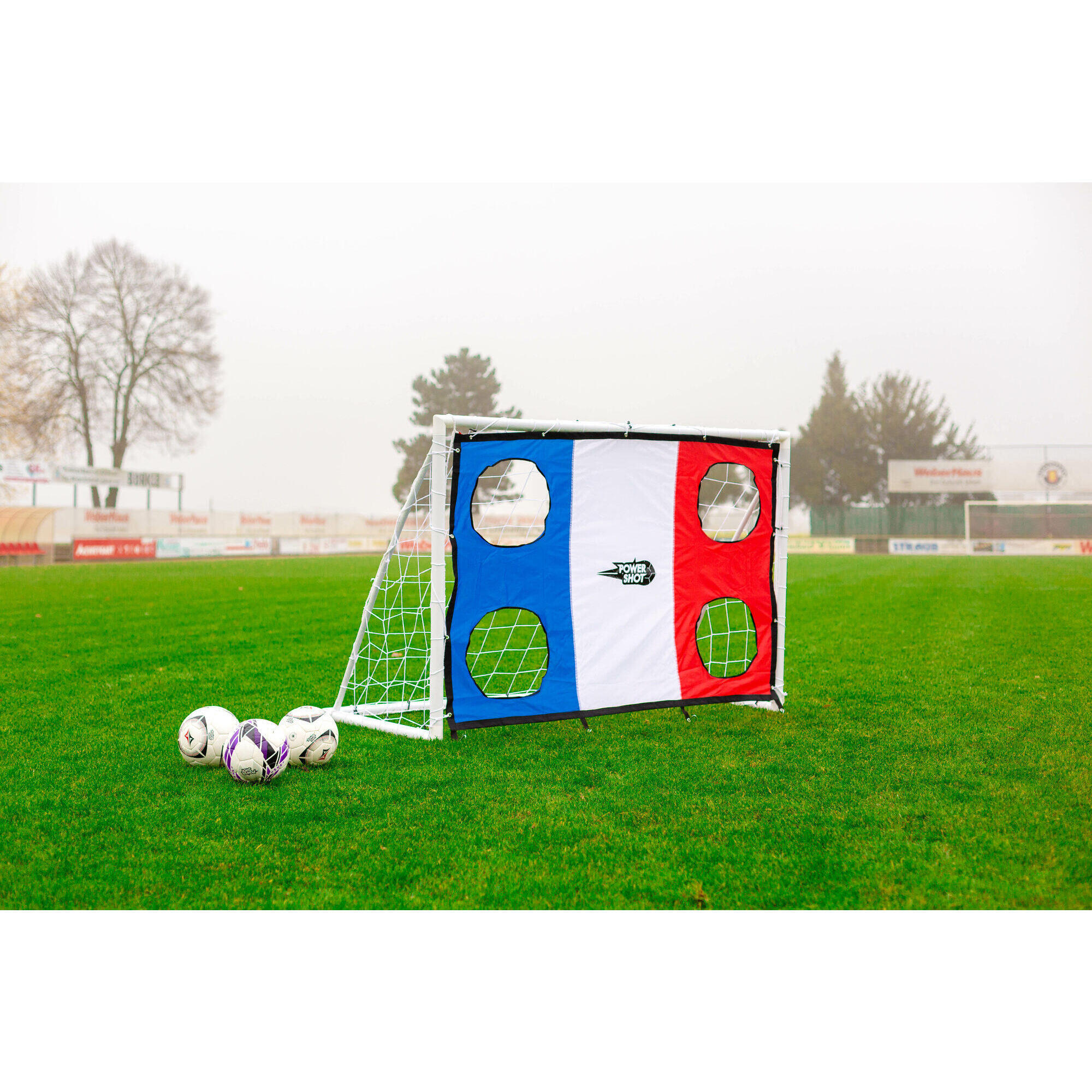 Ścianka do bramki 1 8 x 1 2 m - flaga francuska