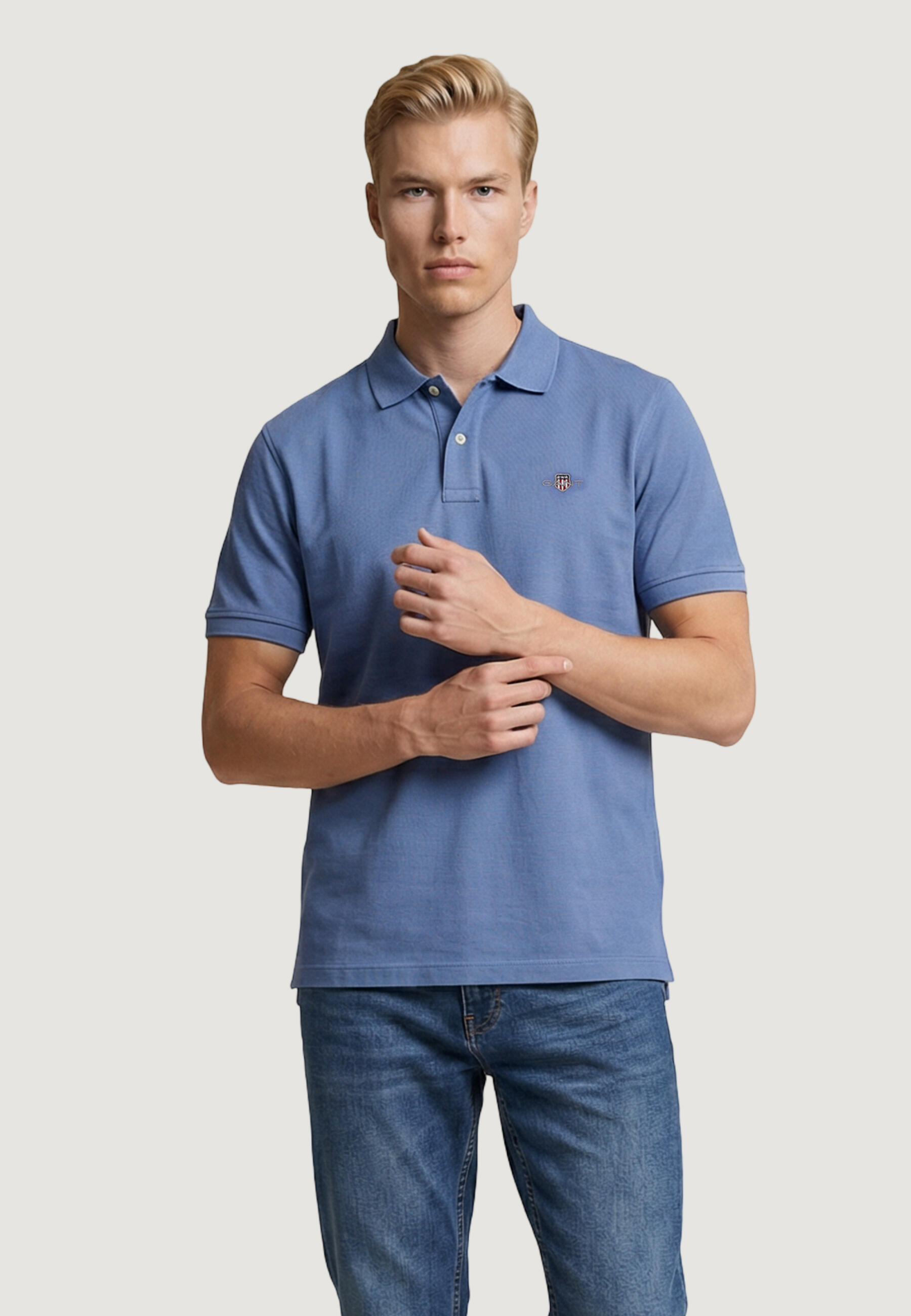 Polo z krótkim rękawem Mężczyzna GANT REG SHIELD SS PIQUE POLO
