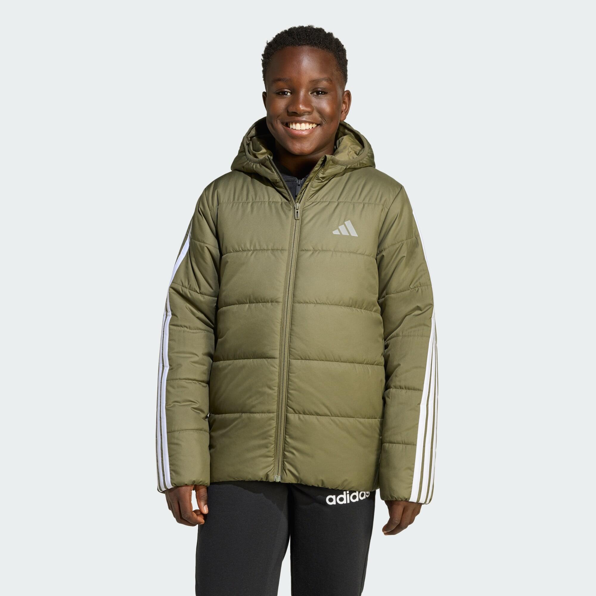 Ocieplana kurtka dla dzieci Essentials 3-Stripes