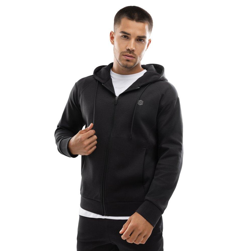 Męska rozpinana bluza treningowa z kapturem Fitness Siroko Intrepid