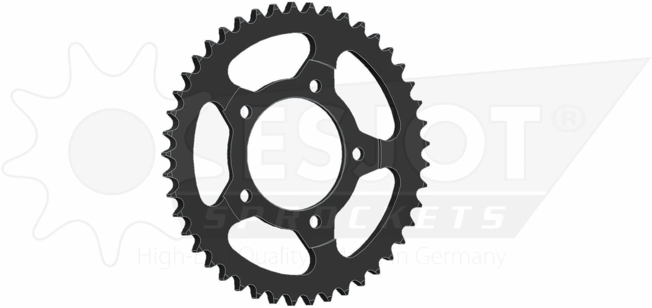 Esjot Koło Łańcuchowe 530 46z Stal Czarne