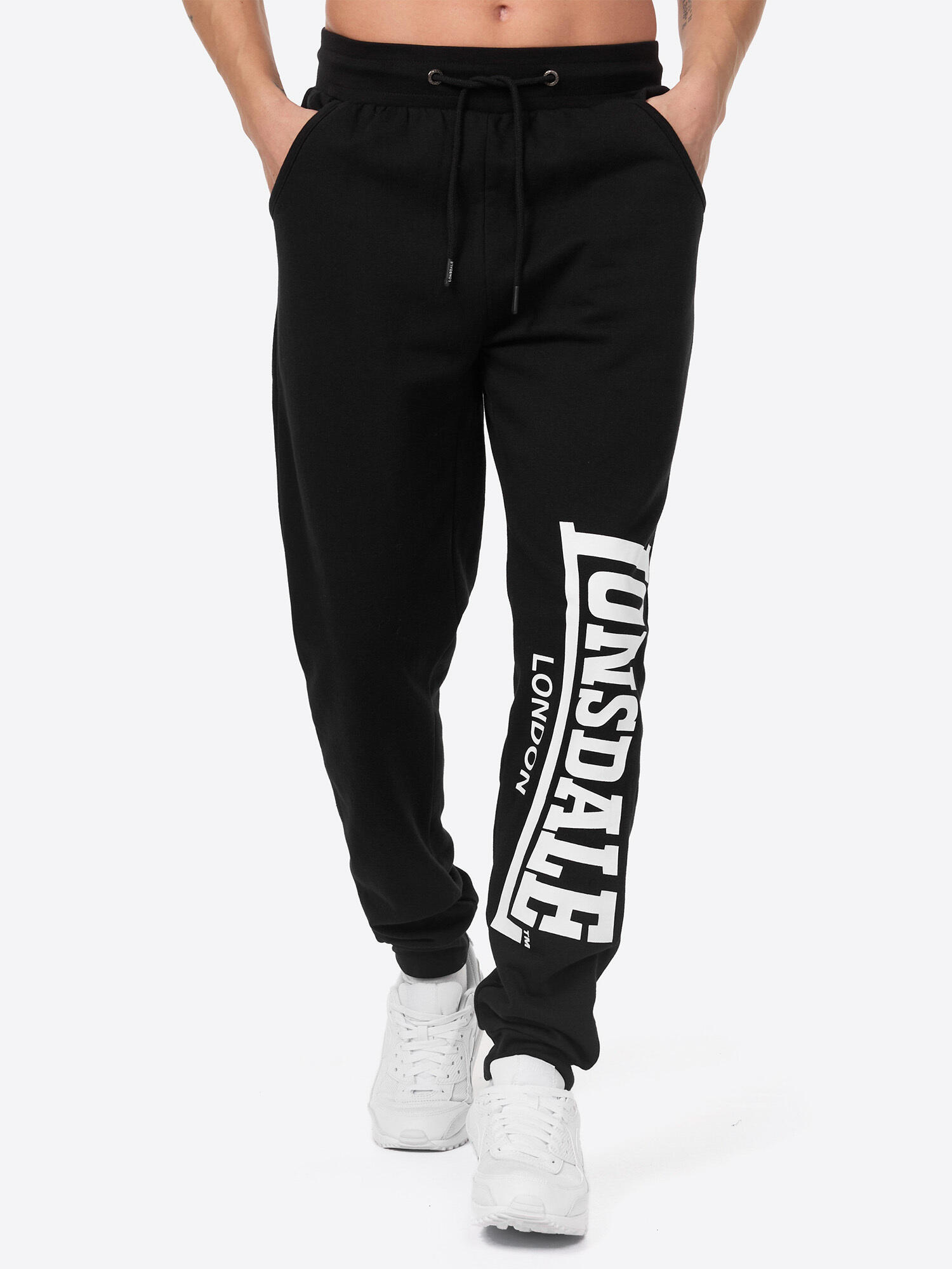 Spodnie dresowe z dużym logo Lonsdale