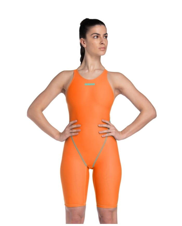 Strój startowy Arena Powerskin ST NEXT Damski Open Back Orange LE UK 30