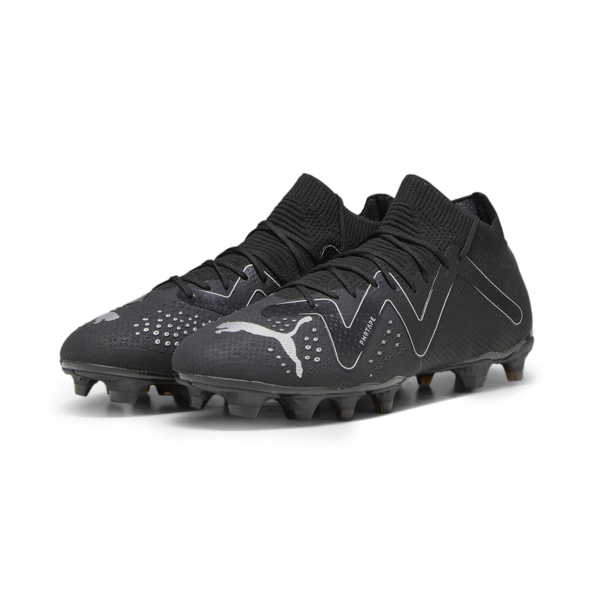 Buty piłkarskie FUTURE PRO FG/AG PUMA Czarny Srebrny Metaliczny