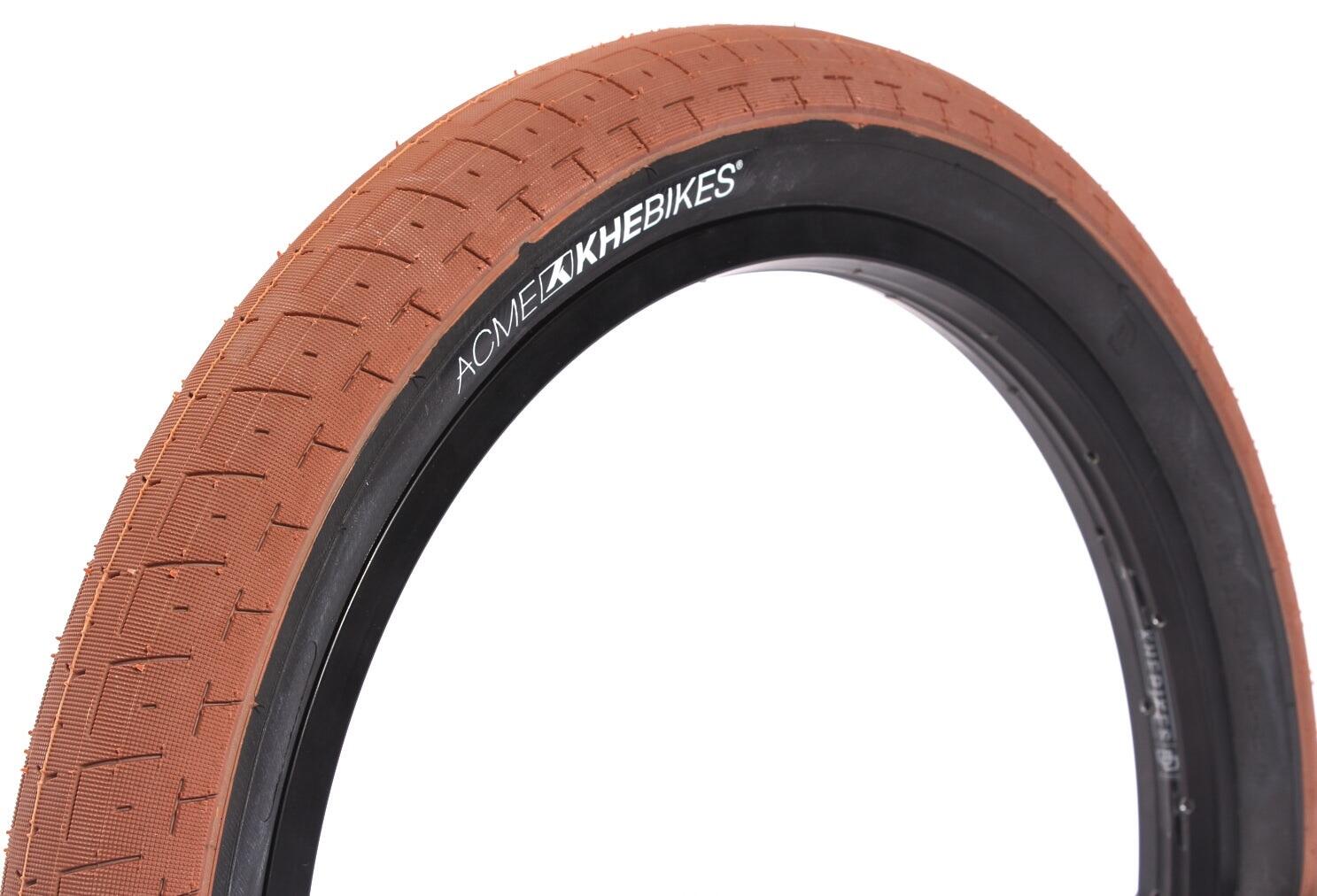 Opona BMX ACME 20 x 2,40 cala Brązowo-Czarna KHEBIKES