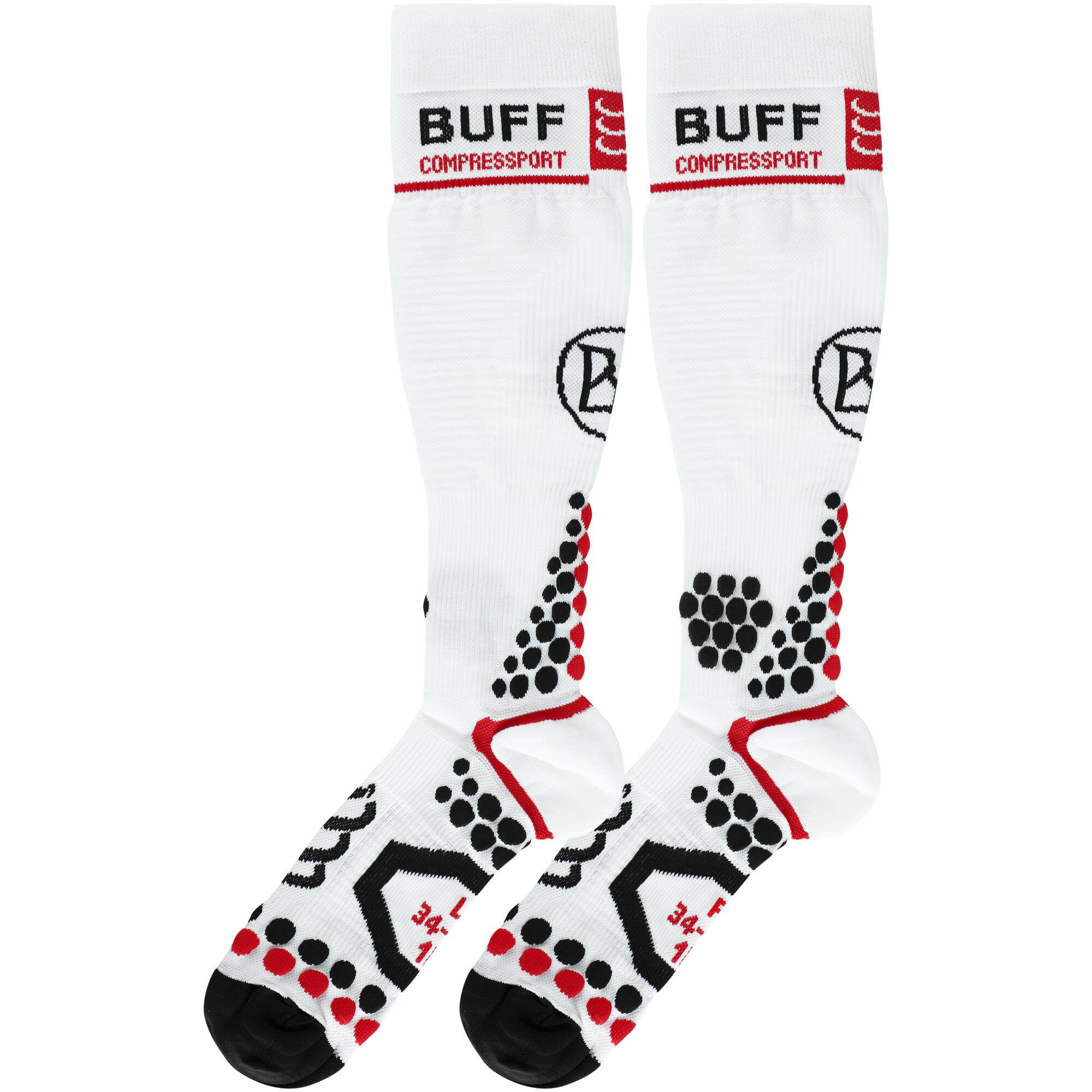 Skarpety BUFF KIRYL KNEE-LENGHT SOCKS WHITES-WHITE-S